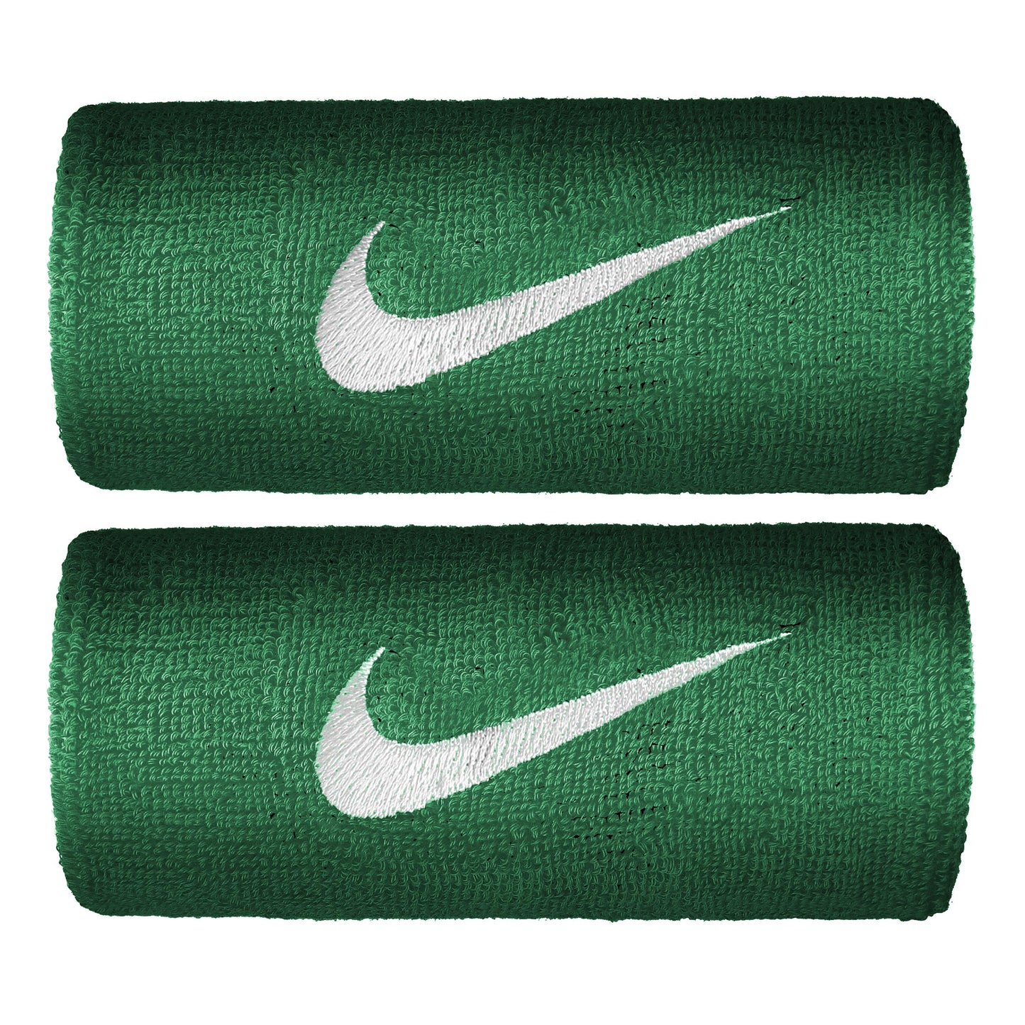 Nike Premier DW Zweetband Verpakking 2 stuks lang - donkergroen, wit Nike Premier DW Zweetband Verpakking 2 stuks lang - donkergroen, wit