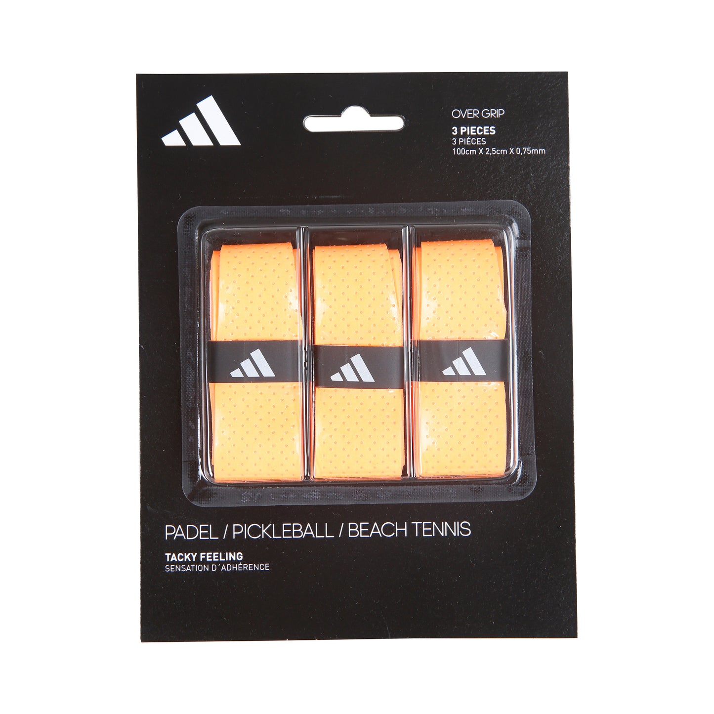 adidas Padel Overgrip Verpakking 3 Stuks-Oranje adidas Padel Overgrip Verpakking 3 Stuks-Oranje