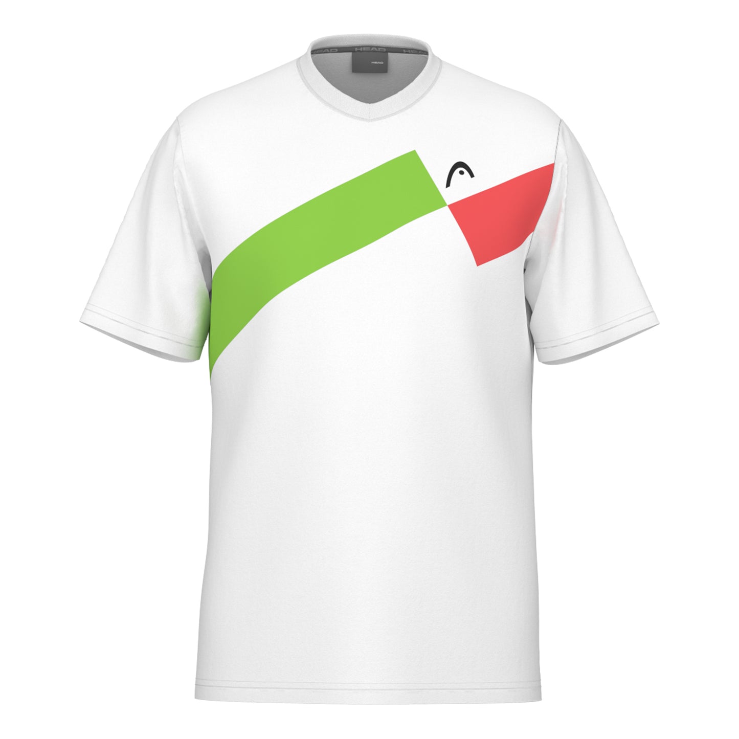 HEAD Topspin T-shirt Heren-Wit,Rood HEAD Topspin T-shirt Heren-Wit,Rood