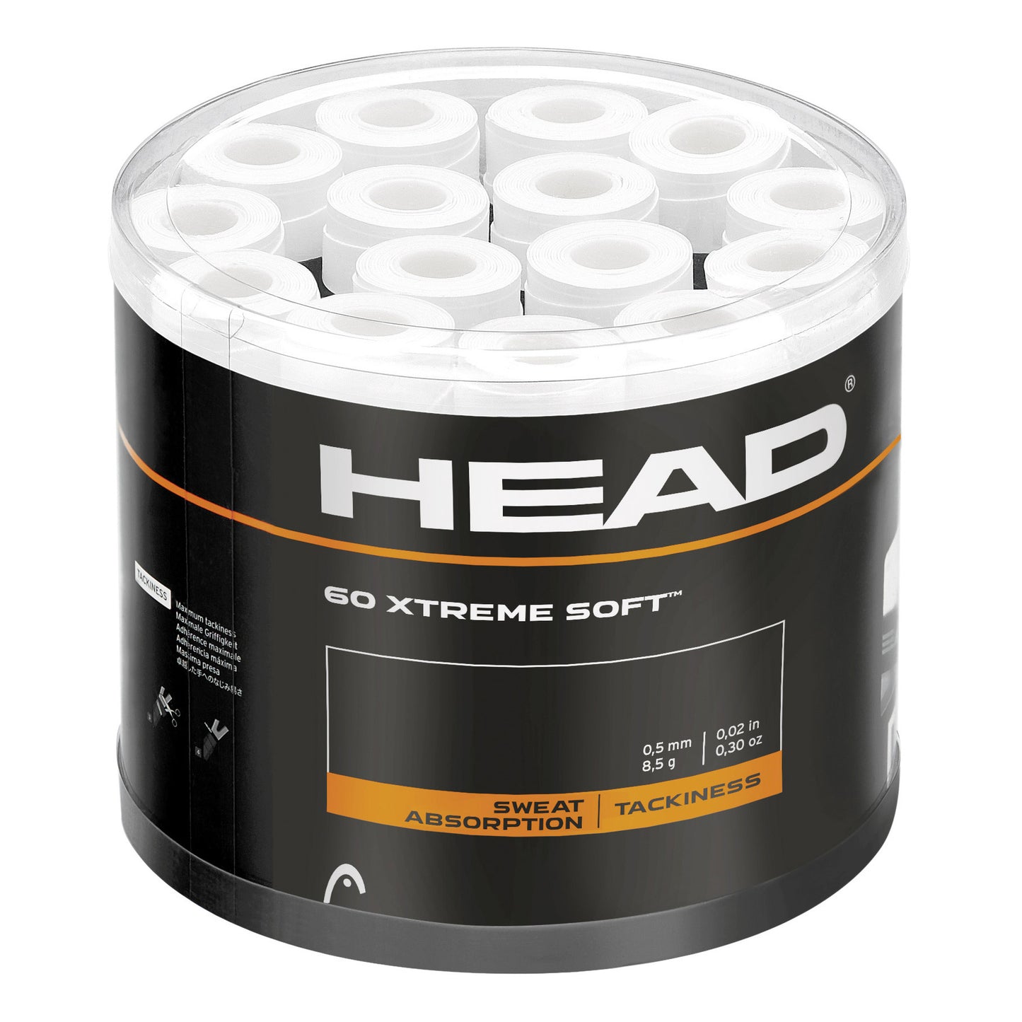 HEAD Xtreme Soft Pack de 60 - blanc HEAD Xtreme Soft Pack de 60 - blanc