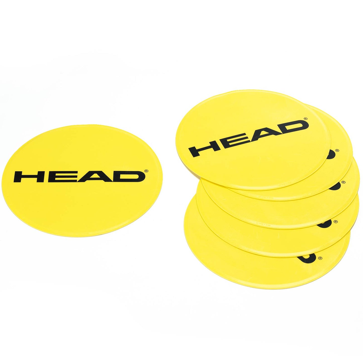 HEAD Doelmarkering Verpakking 6 Stuks Rond-Geel HEAD Doelmarkering Verpakking 6 Stuks Rond-Geel