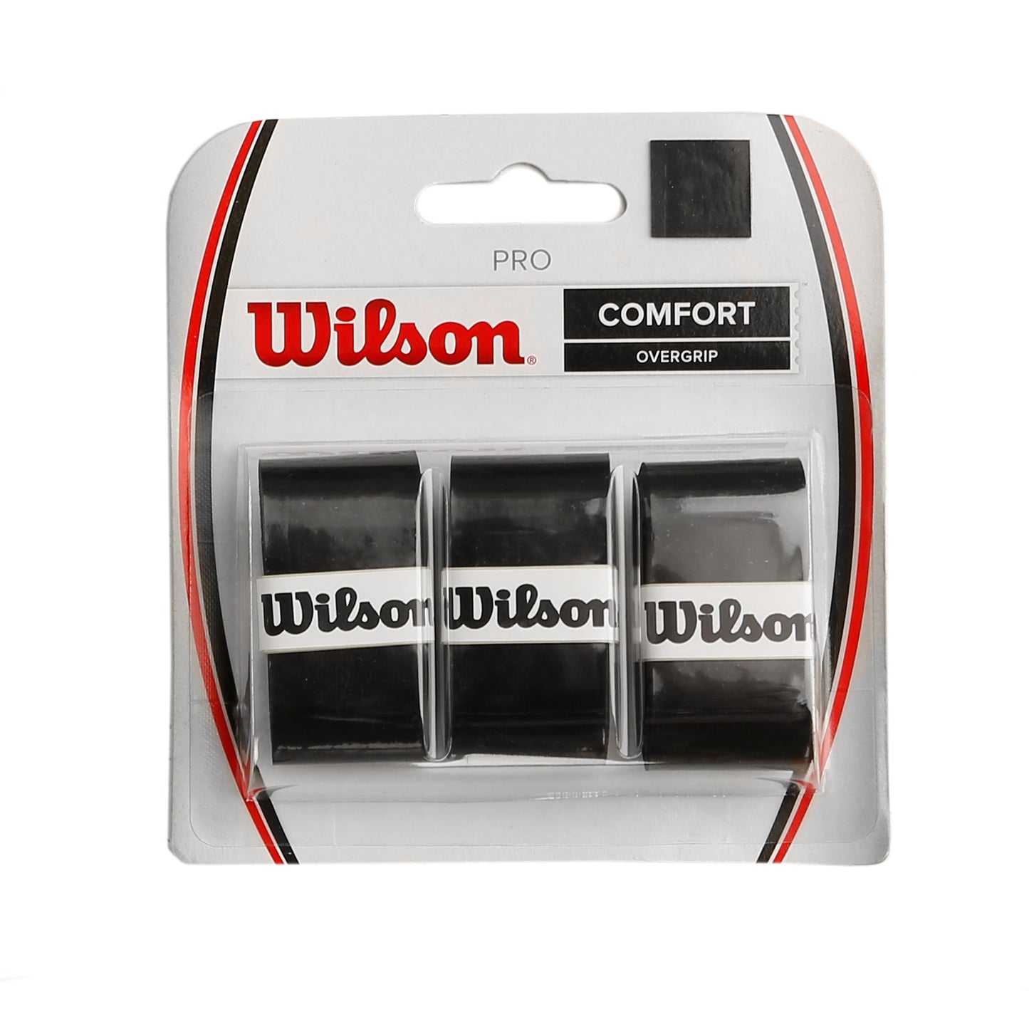 Wilson Pro Overgrip Pack De 3-Noir Wilson Pro Overgrip Pack De 3-Noir