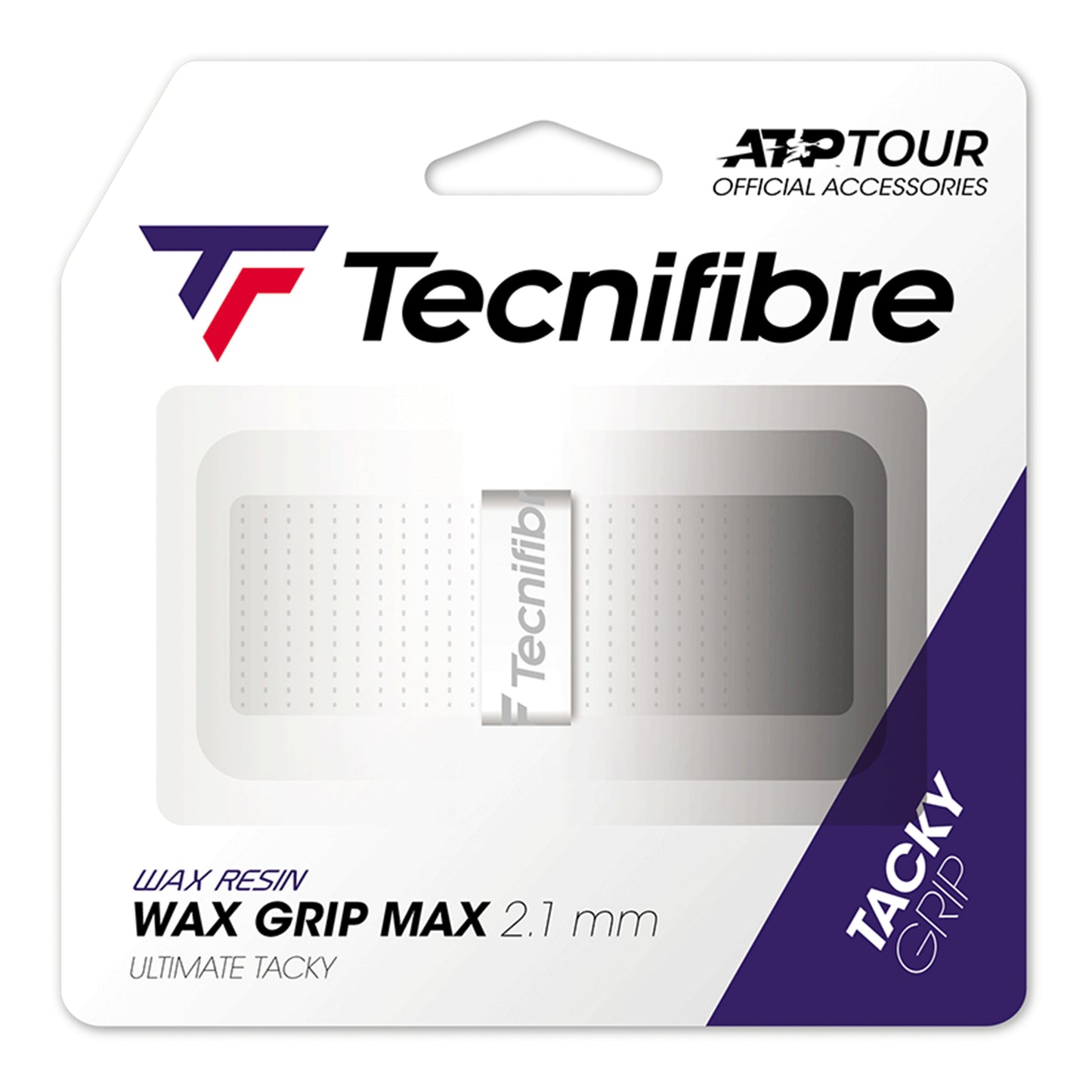 Tecnifibre Wax Max Grip Verpakking 1 Stuk-Wit Tecnifibre Wax Max Grip Verpakking 1 Stuk-Wit