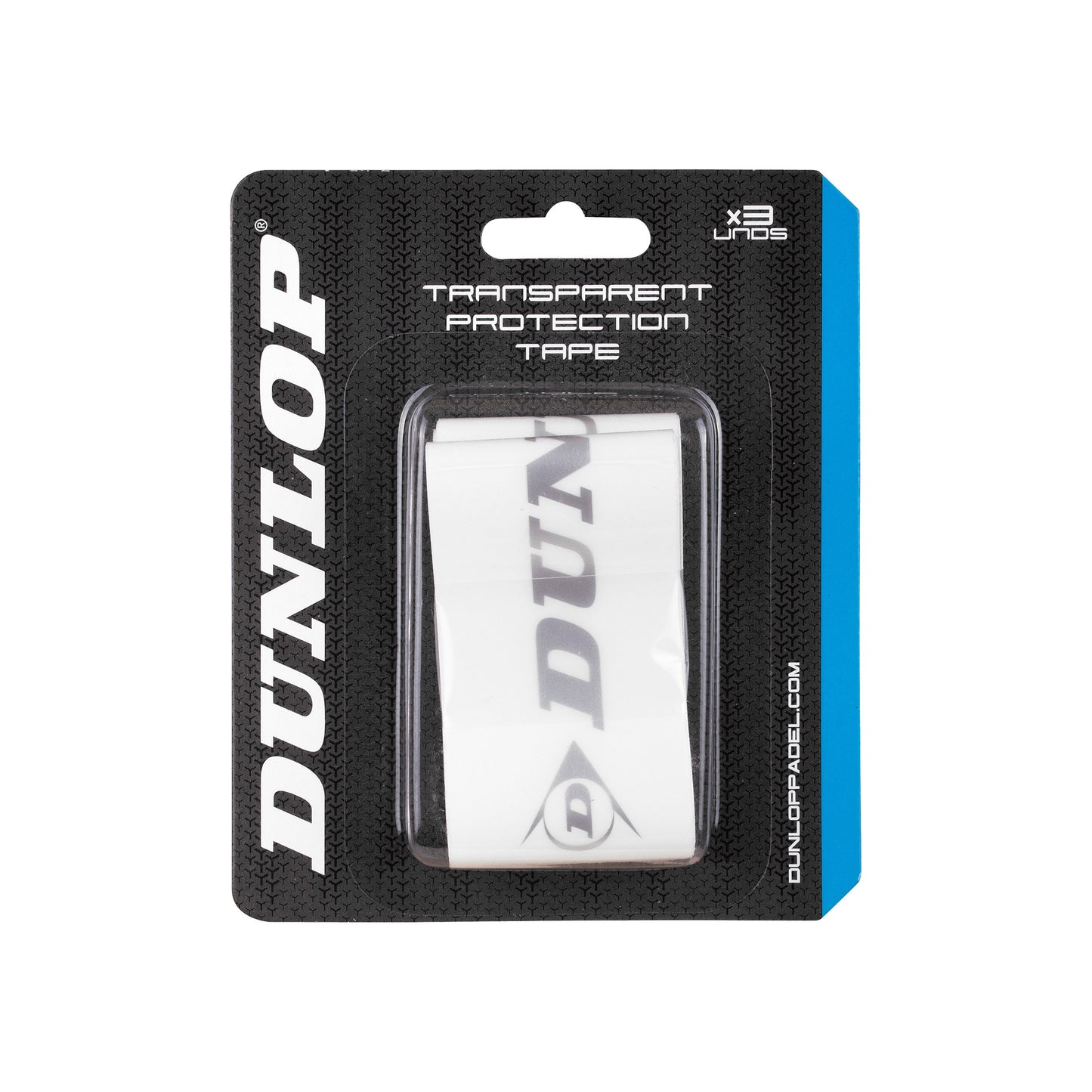 Dunlop Padel Transparent Pro Tape Protection Cadre-Transparent Dunlop Padel Transparent Pro Tape Protection Cadre-Transparent