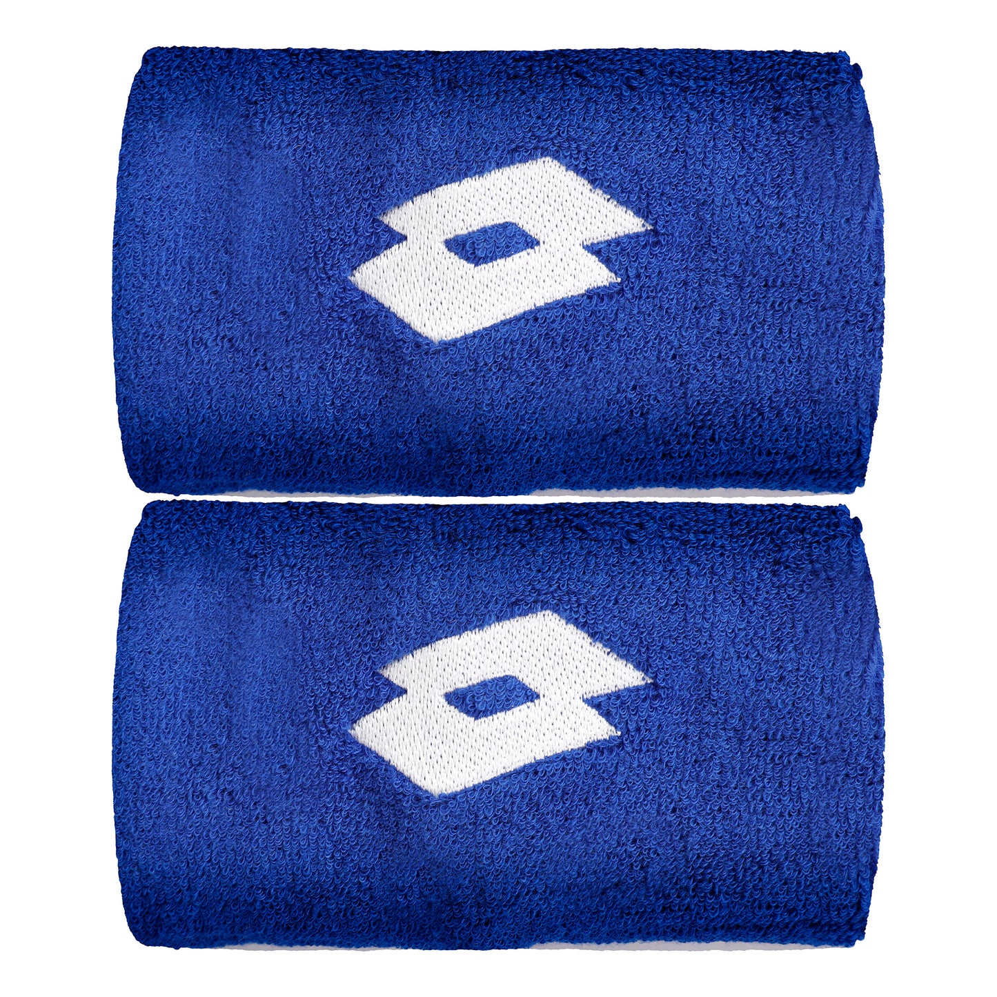 Lotto Zweetband Verpakking 2 stuks kort - blauw, wit Lotto Zweetband Verpakking 2 stuks kort - blauw, wit