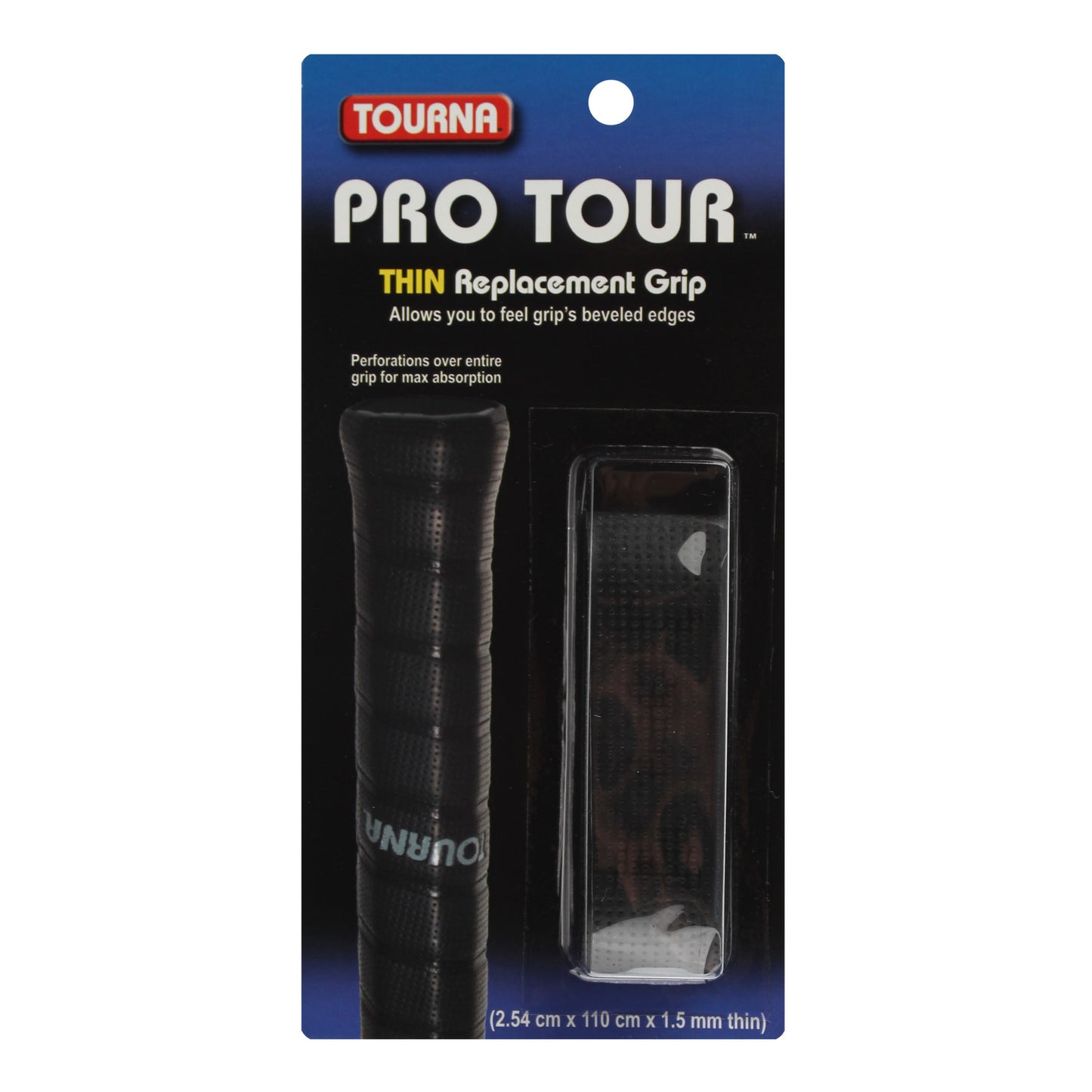 Tourna Pro Tour Grip Verpakking 1 Stuk-Zwart Tourna Pro Tour Grip Verpakking 1 Stuk-Zwart