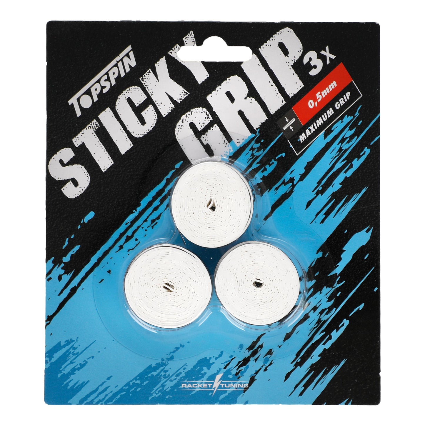 Topspin Sticky Grip Pack De 3-Blanc Topspin Sticky Grip Pack De 3-Blanc