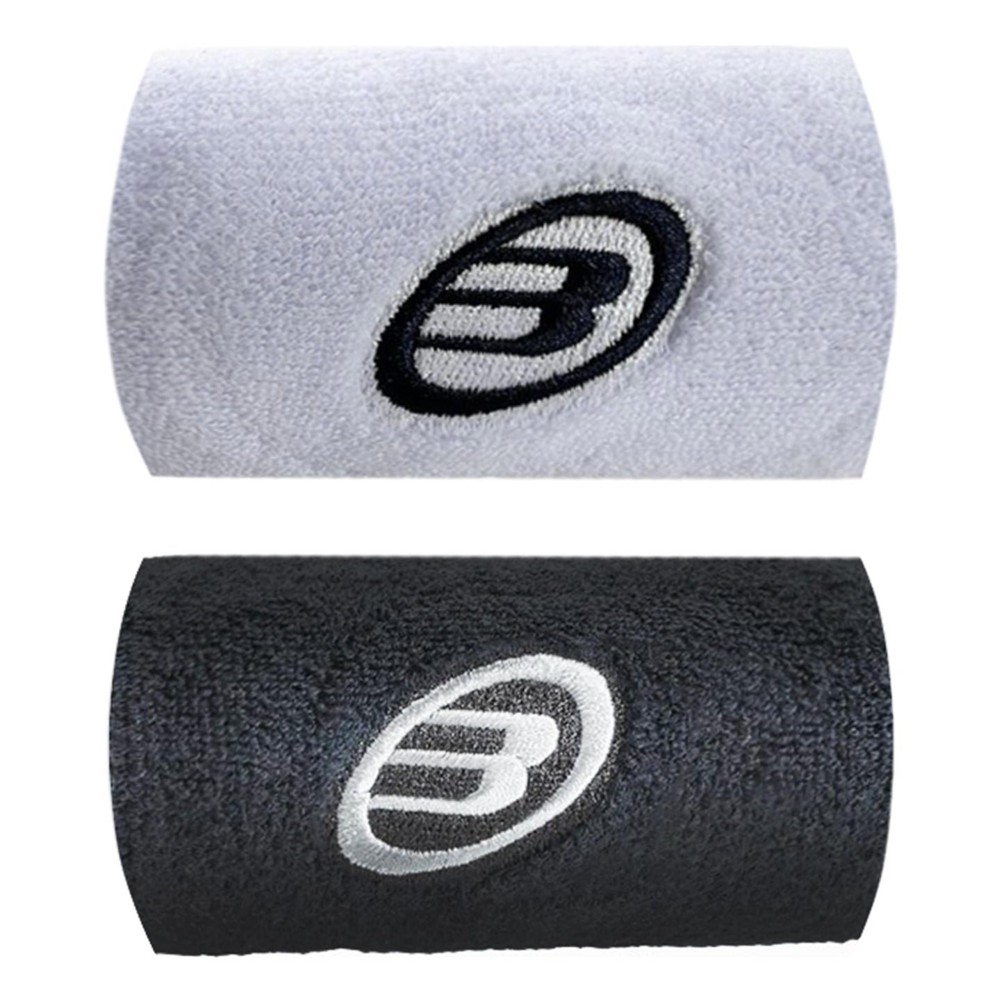 Bullpadel Zweetband Heren-wit,zwart Bullpadel Zweetband Heren-wit,zwart