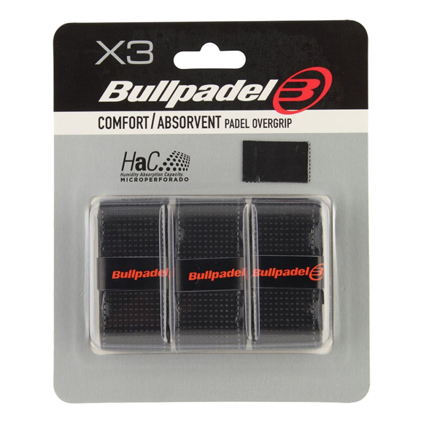 Bullpadel GB-1201 COMFORT ABSORBENT-Zwart Bullpadel GB-1201 COMFORT ABSORBENT-Zwart