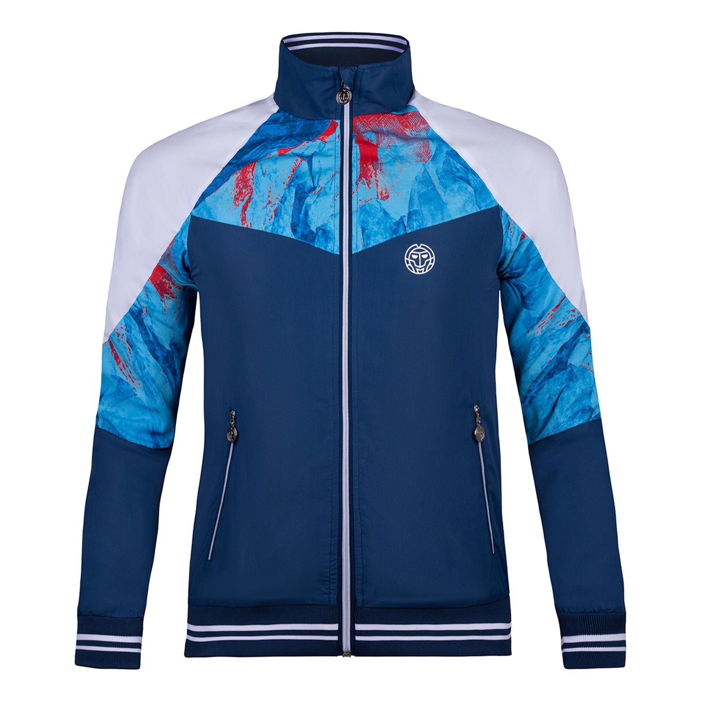 BIDI BADU Jabu Tech Veste de survêtement Hommes - bleu foncé, bleu clair BIDI BADU Jabu Tech Veste de survêtement Hommes - bleu foncé, bleu clair