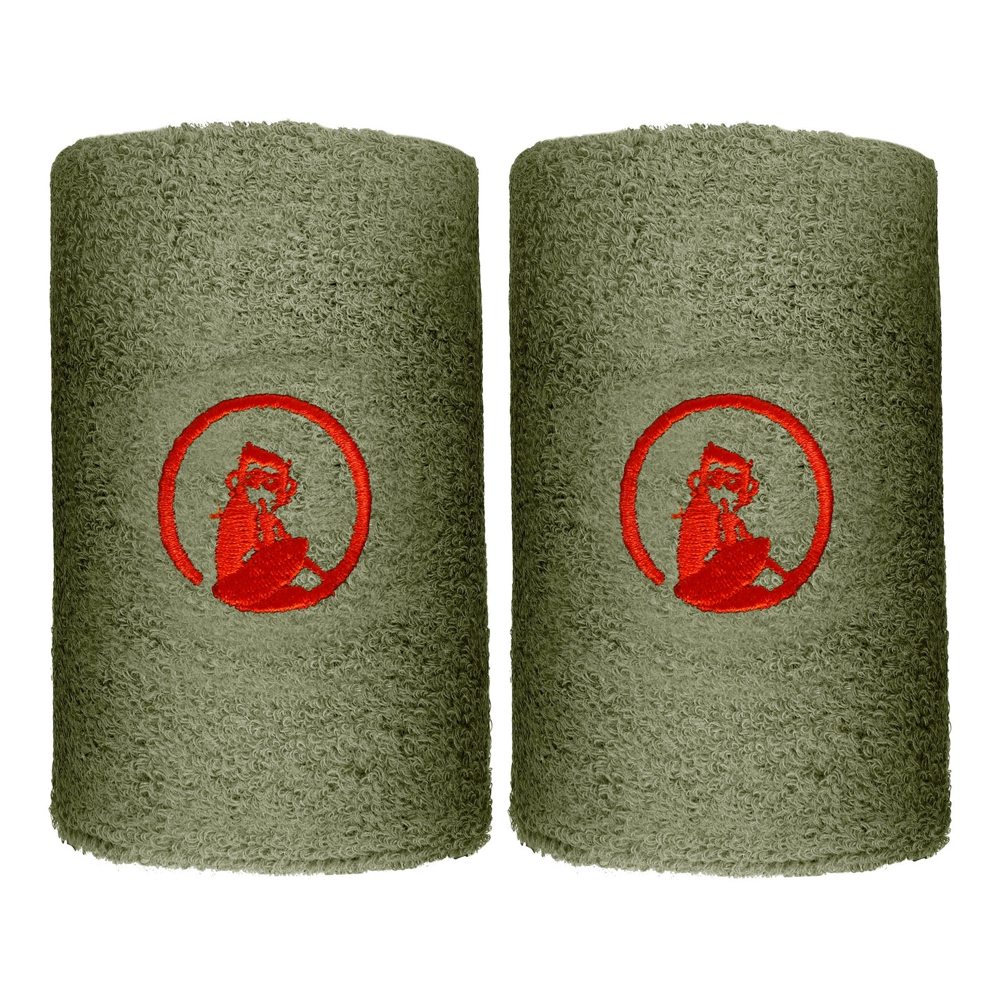 Quiet Please Poignet Pack de 2 unités long - vert olive Quiet Please Poignet Pack de 2 unités long - vert olive