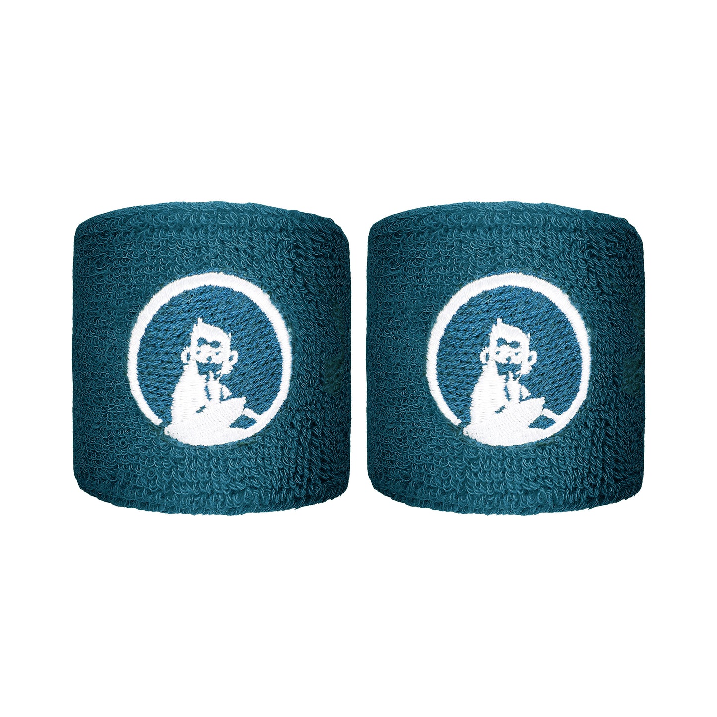Quiet Please Poignet Pack de 2 unités court - bleu petrol Quiet Please Poignet Pack de 2 unités court - bleu petrol
