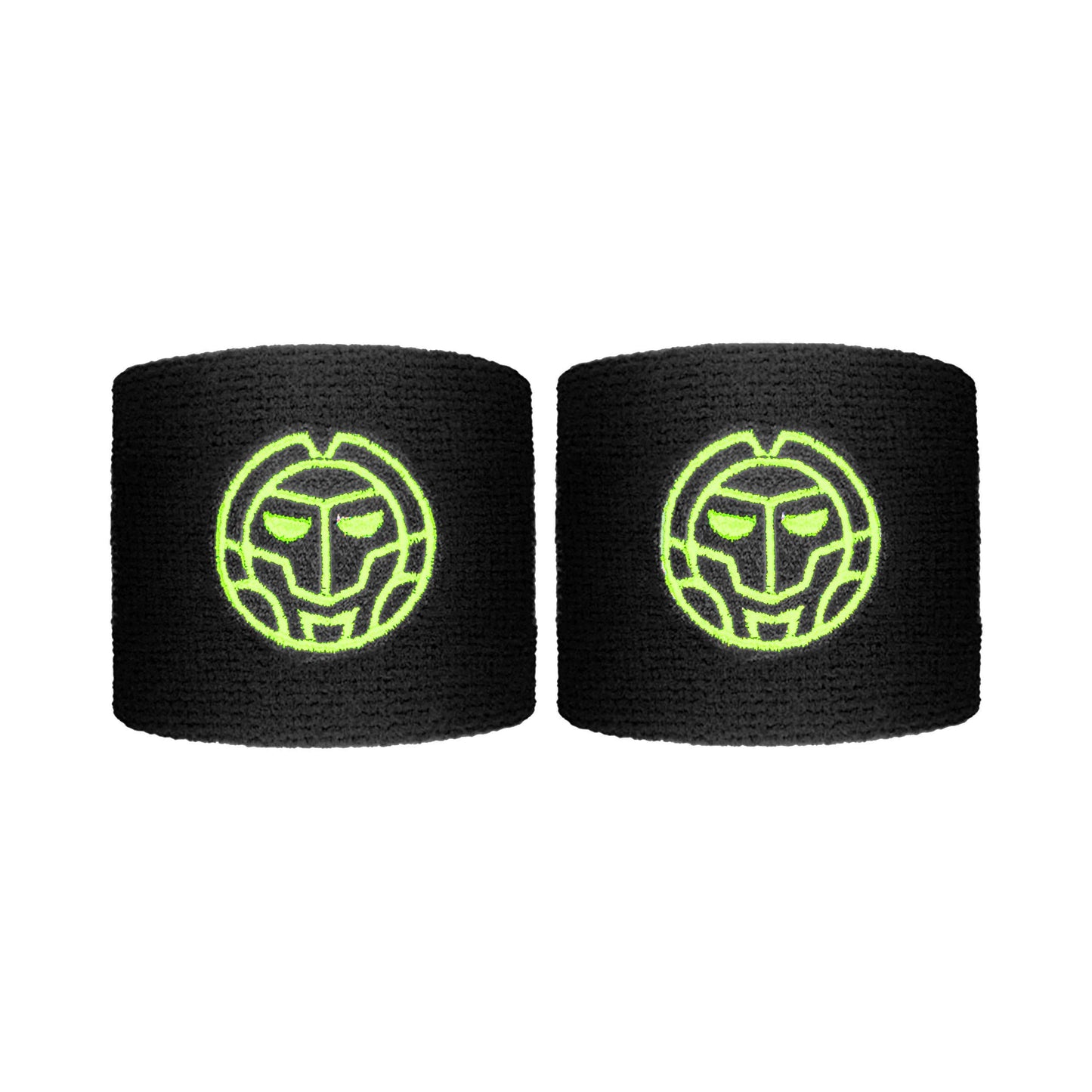 BIDI BADU Night Flash Poignet Pack de 2 unités court - noir, jaunes fluo BIDI BADU Night Flash Poignet Pack de 2 unités court - noir, jaunes fluo