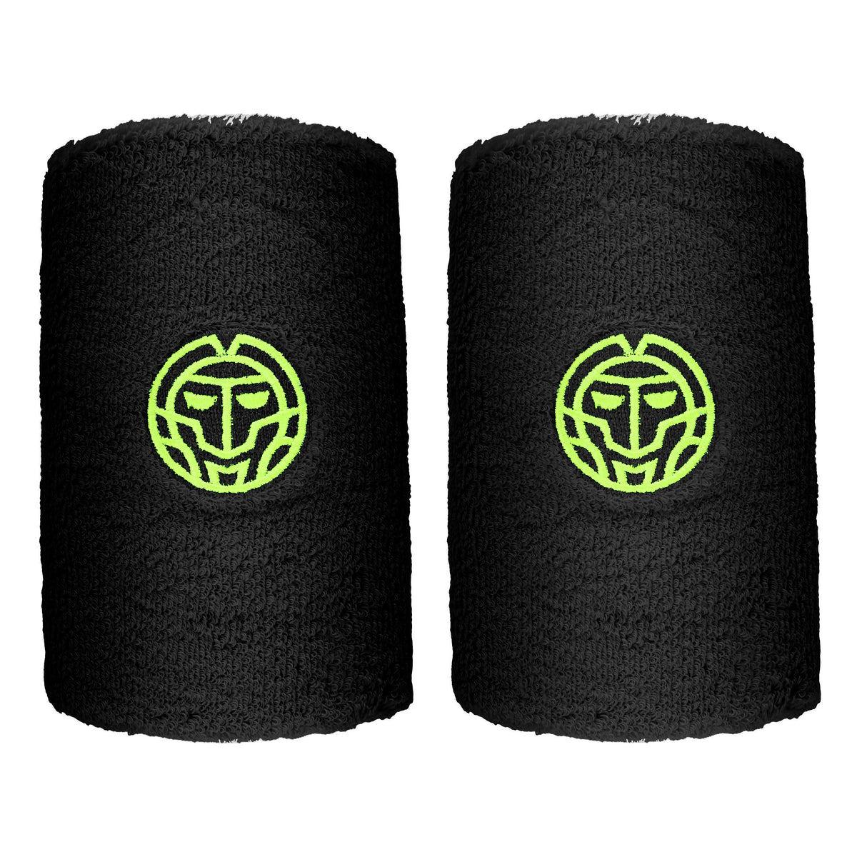 BIDI BADU Night Flash Zweetband Verpakking 2 stuks lang - zwart, neongeel BIDI BADU Night Flash Zweetband Verpakking 2 stuks lang - zwart, neongeel