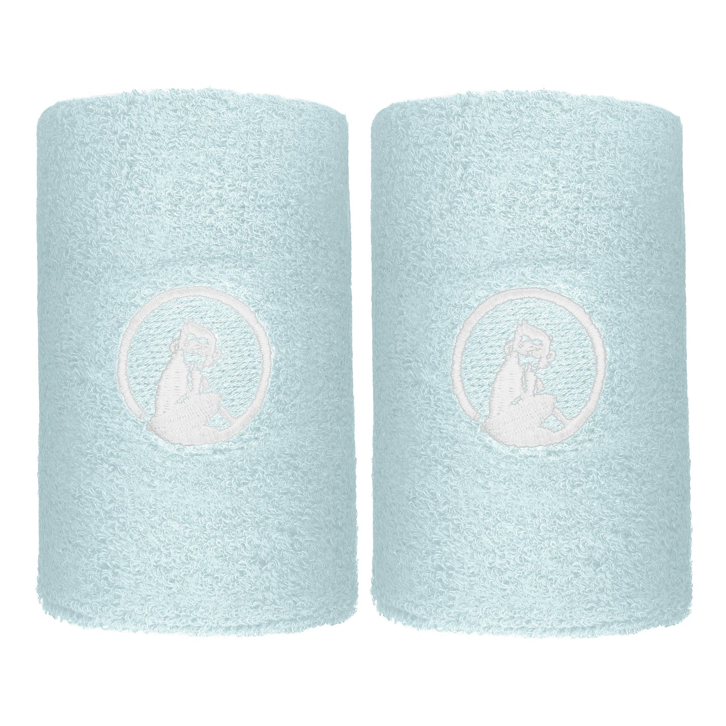 Quiet Please Memories Faded Memories Zweetband Verpakking 2 stuks Unisex - lichtblauw, wit Quiet Please Memories Faded Memories Zweetband Verpakking 2 stuks Unisex - lichtblauw, wit