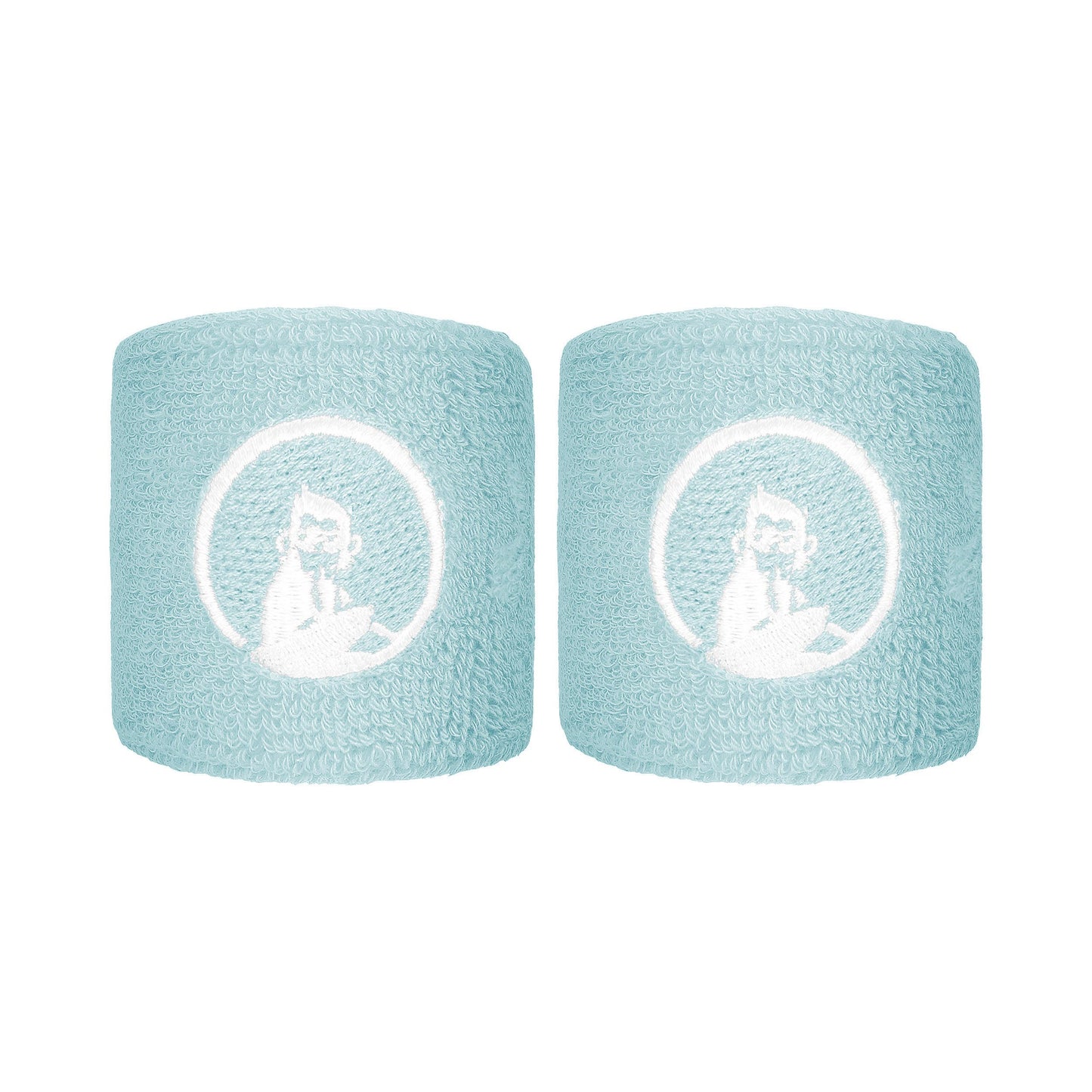 Quiet Please Memories Faded Memories Poignet Pack de 2 unités Unisex - bleu clair Quiet Please Memories Faded Memories Poignet Pack de 2 unités Unisex - bleu clair