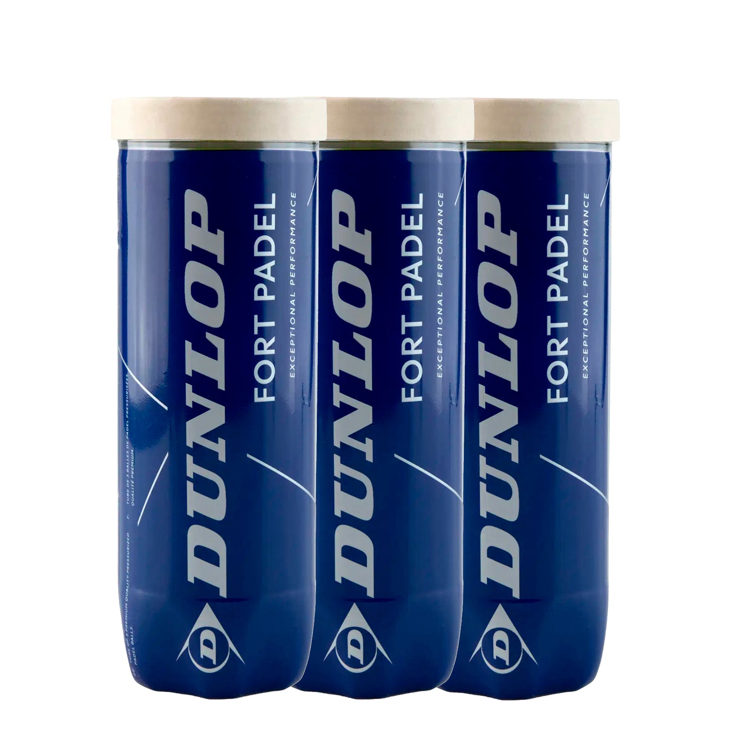 Dunlop 3x verpakking 3 stuks Fort Padel Dunlop 3x verpakking 3 stuks Fort Padel