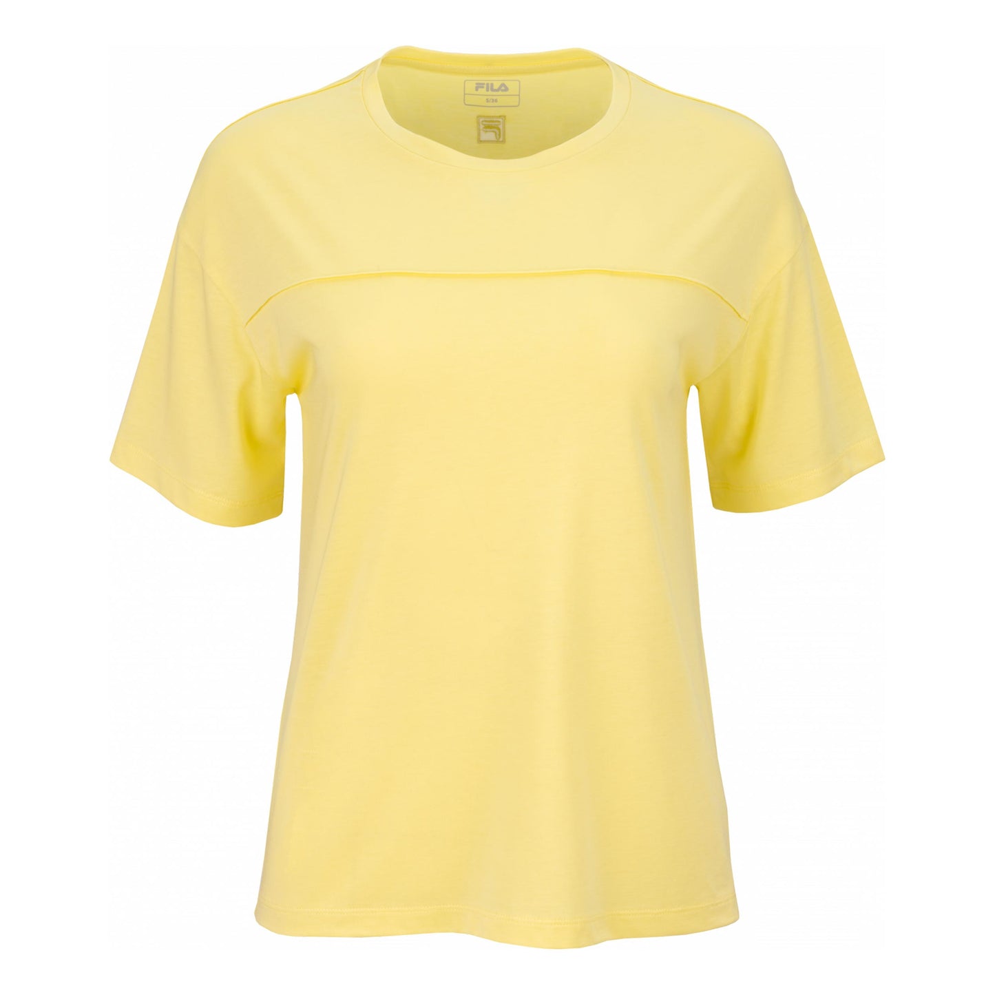 Fila Lilou T-shirt Dames - citroengeel Fila Lilou T-shirt Dames - citroengeel