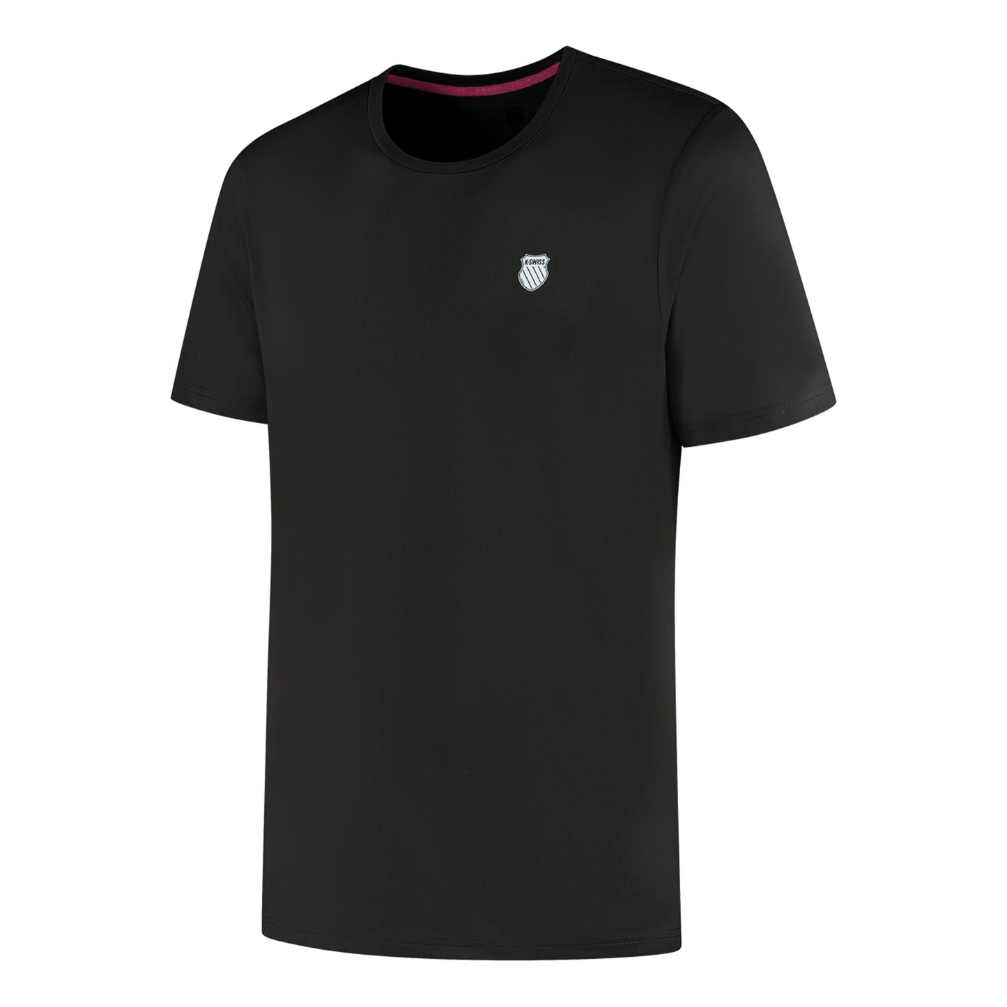 K-Swiss Hypercourt Basic T-shirt Heren - zwart K-Swiss Hypercourt Basic T-shirt Heren - zwart