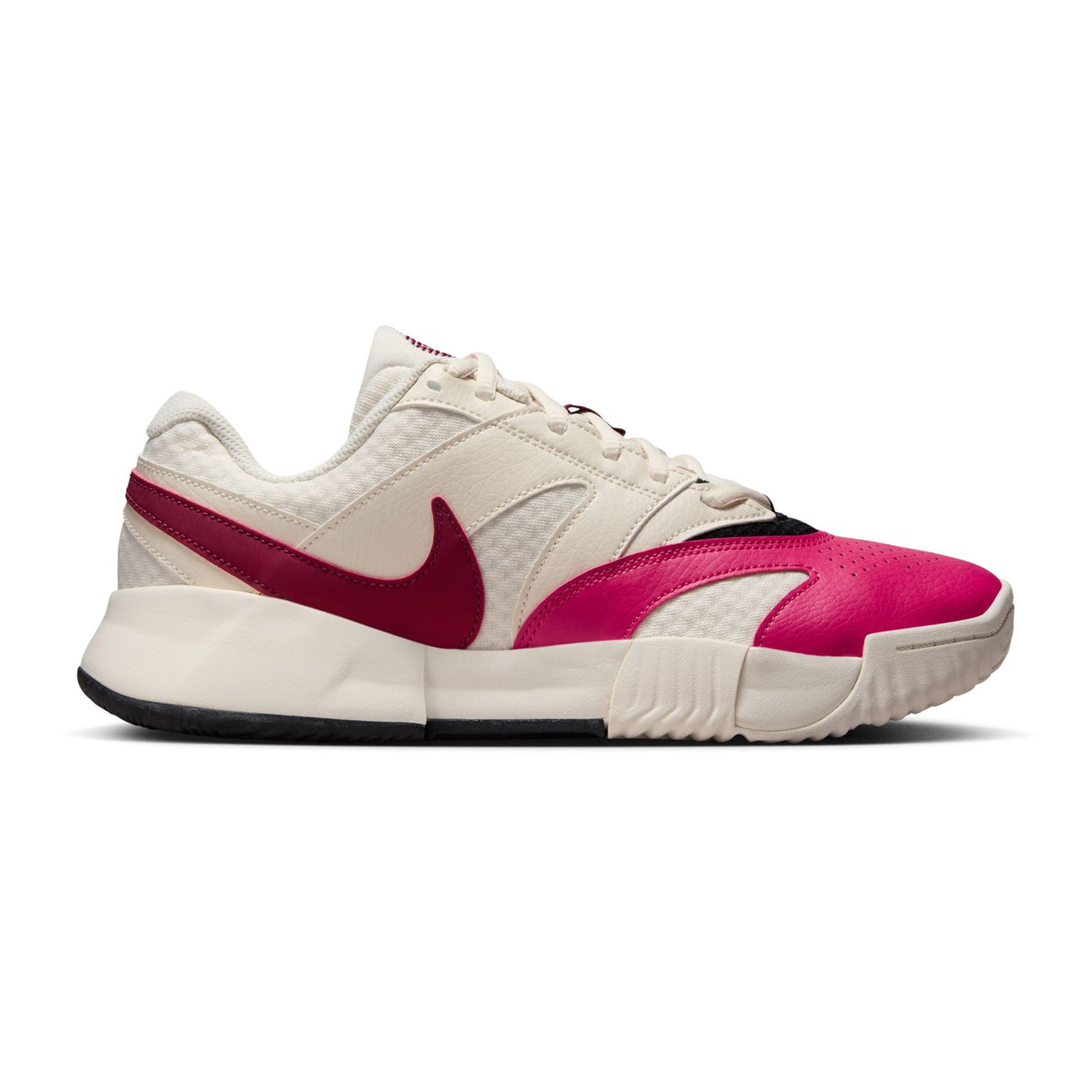 Nike Court Lite 4 Gravelschoen Dames-Crème,Rood