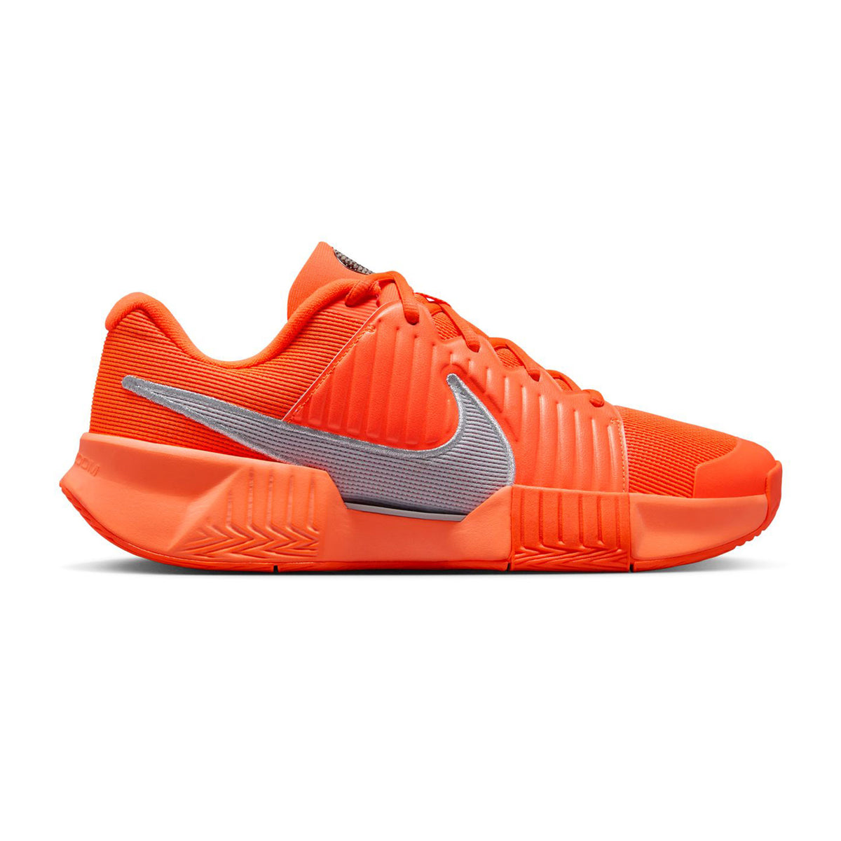 Nike GP Challenge Pro Chaussures Toutes Surfaces Hommes-Rouge Fluo,Argent