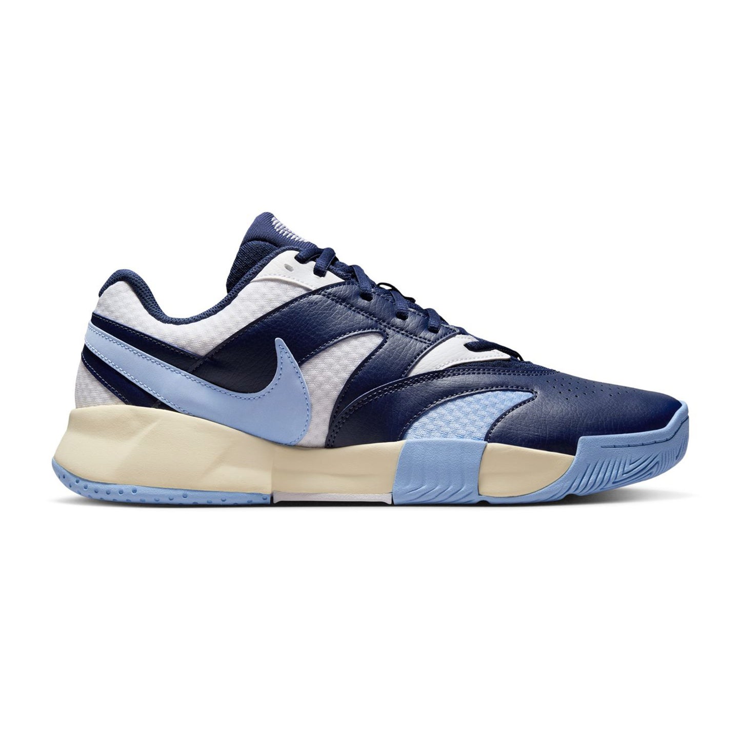 Nike Court Lite 4 Allcourt schoen Heren-wit, donkerblauw
