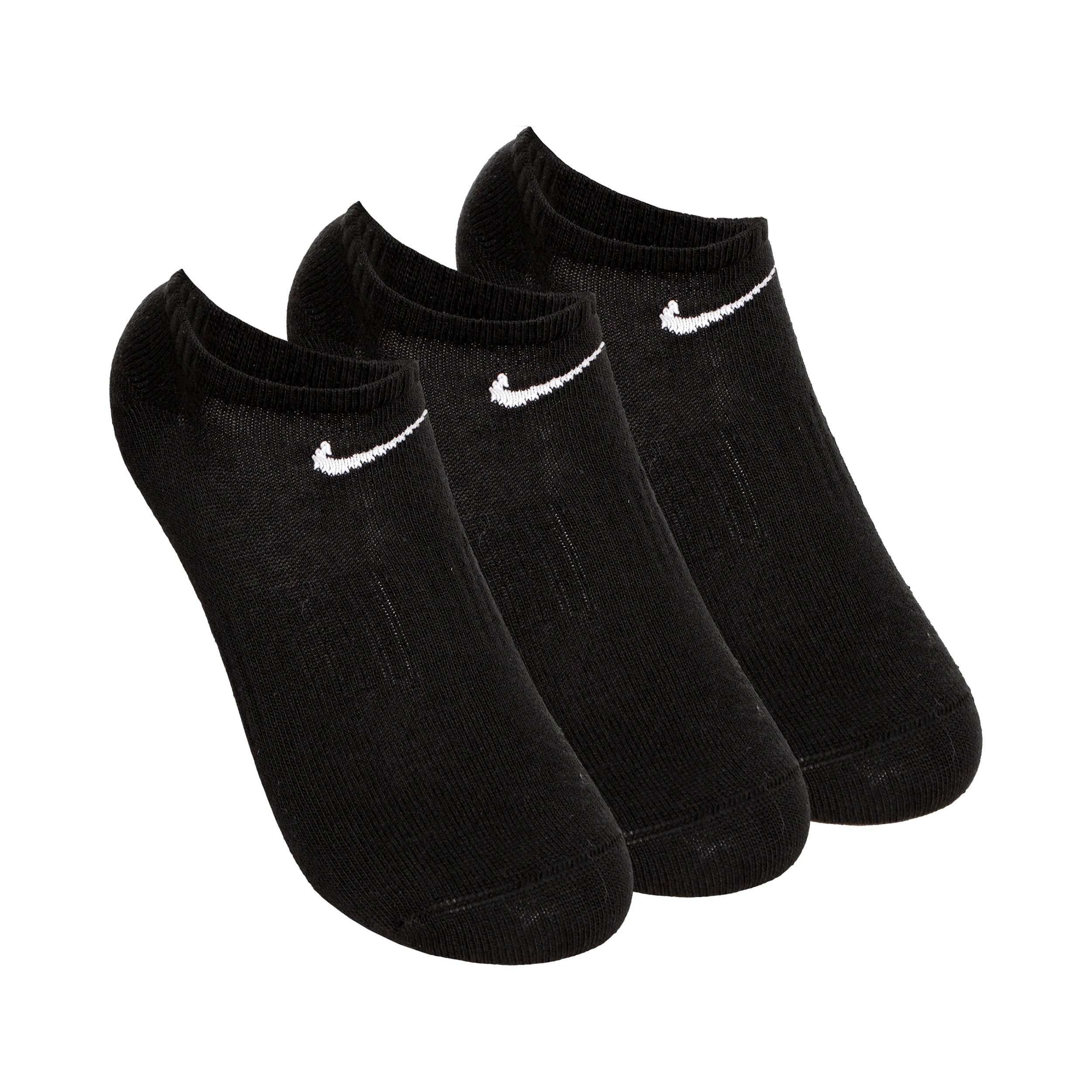 Nike Everyday Lightweight Chaussettes de tennis Pack de 3 Unisex - noir, blanc