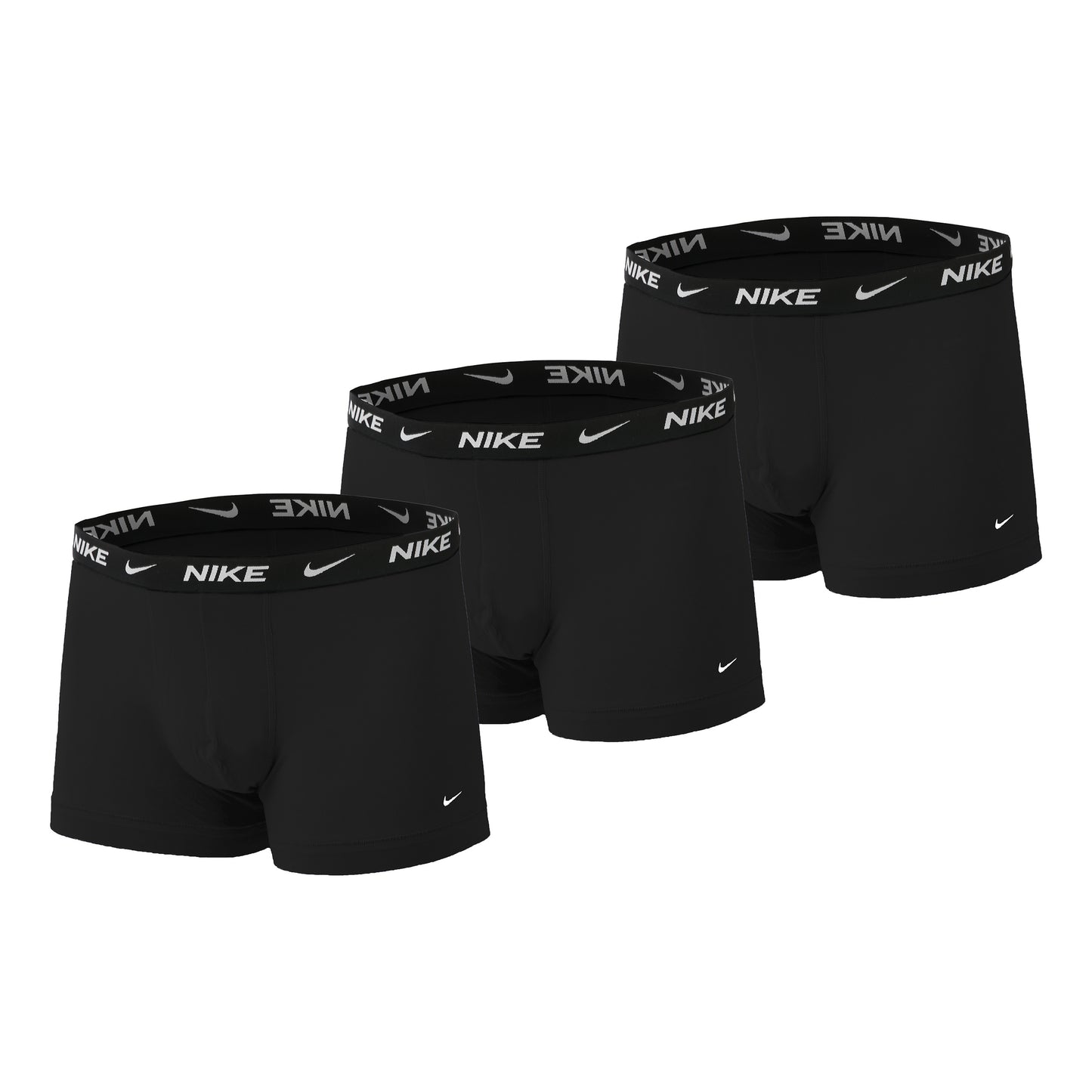 Nike Everyday Cotton Strech Trunk Boxershort Verpakking 3 Stuks Heren-Zwart,Antraciet