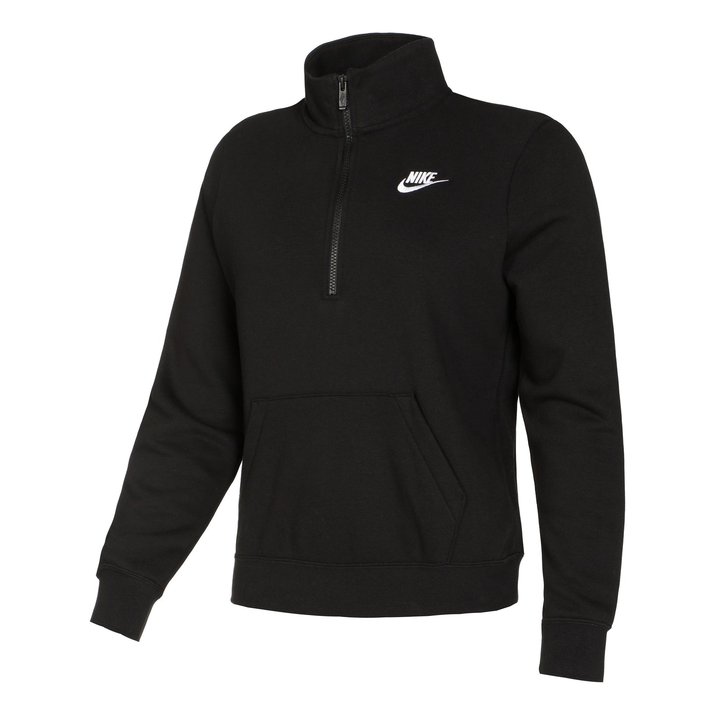 Nike New Sportswear Club Half-Zip Sweatshirt Dames - zwart,