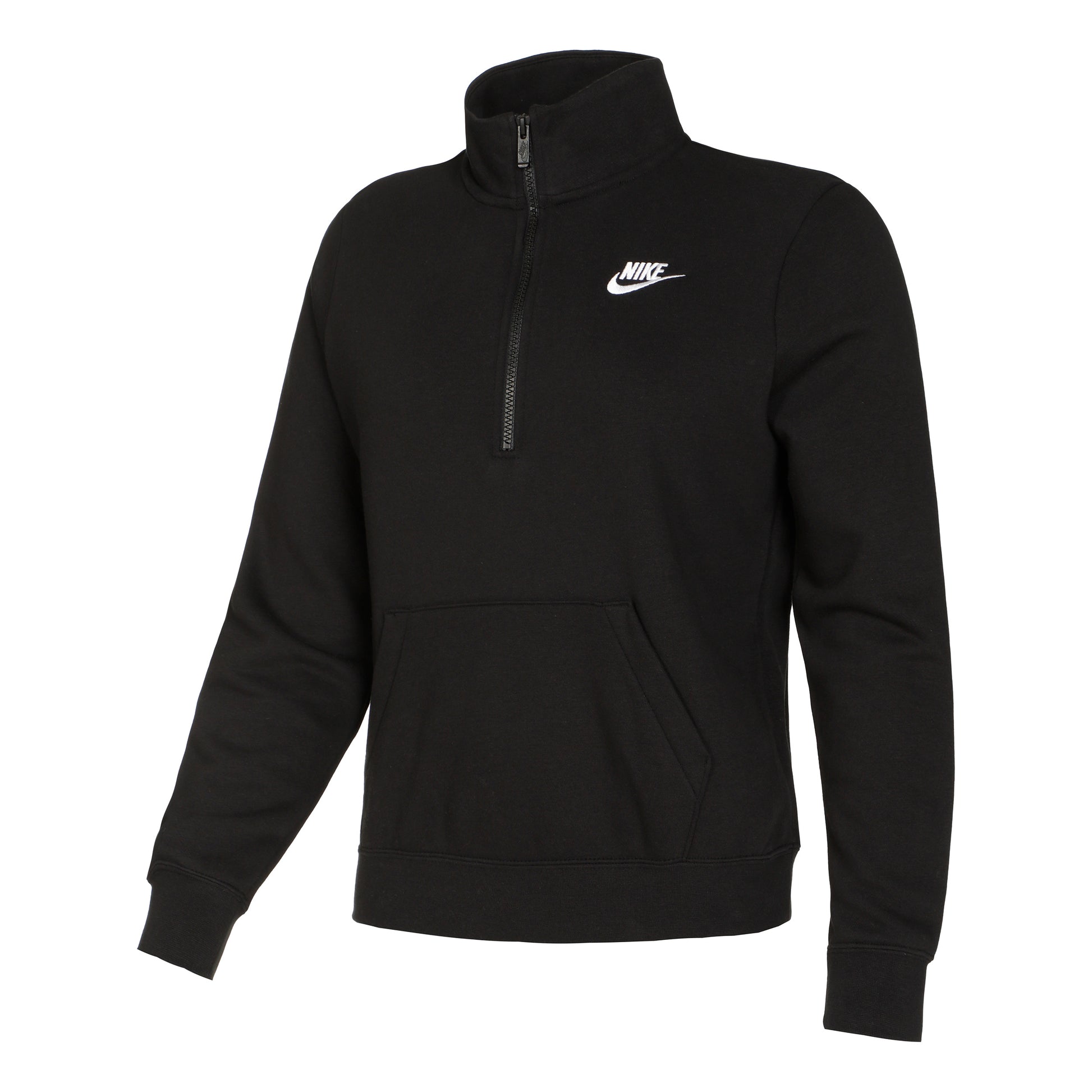 Nike New Sportswear Club Half-Zip Sweatshirt Dames - zwart,