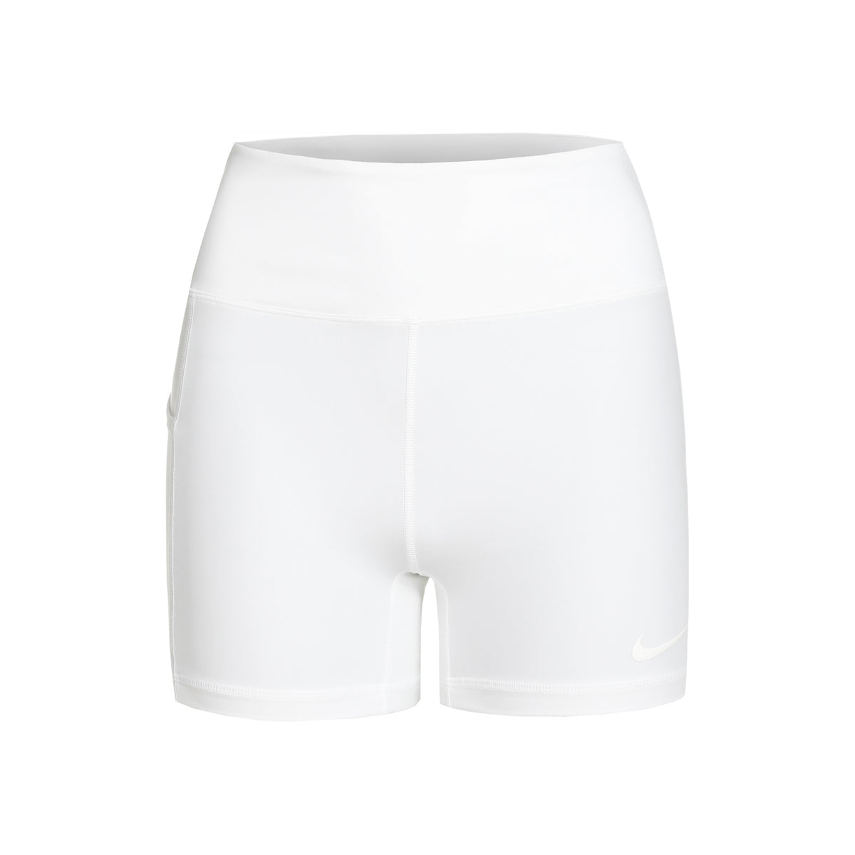 Nike Dri-Fit Club Heritage 4in Short Voor Tennisballen Dames-Wit