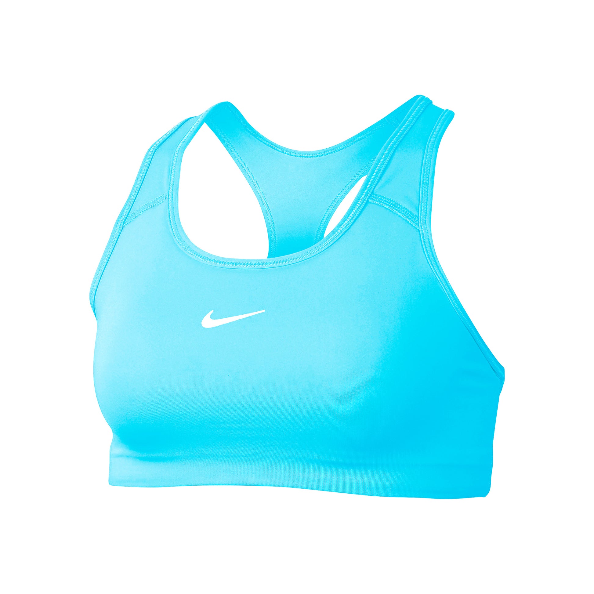 Nike Dri-Fit Swoosh Sport-bh Dames - turkoois,