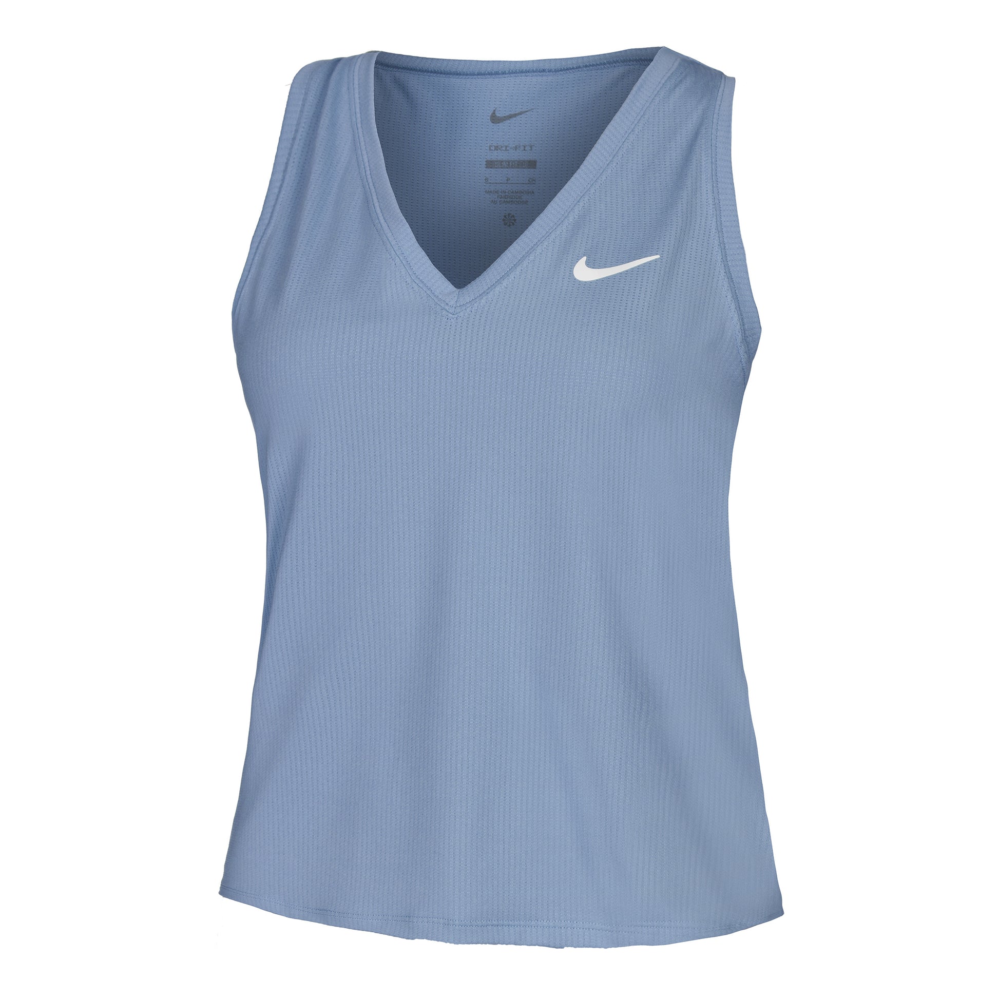 Nike Dri-Fit Victory Court Tanktop Dames - blaugrau,