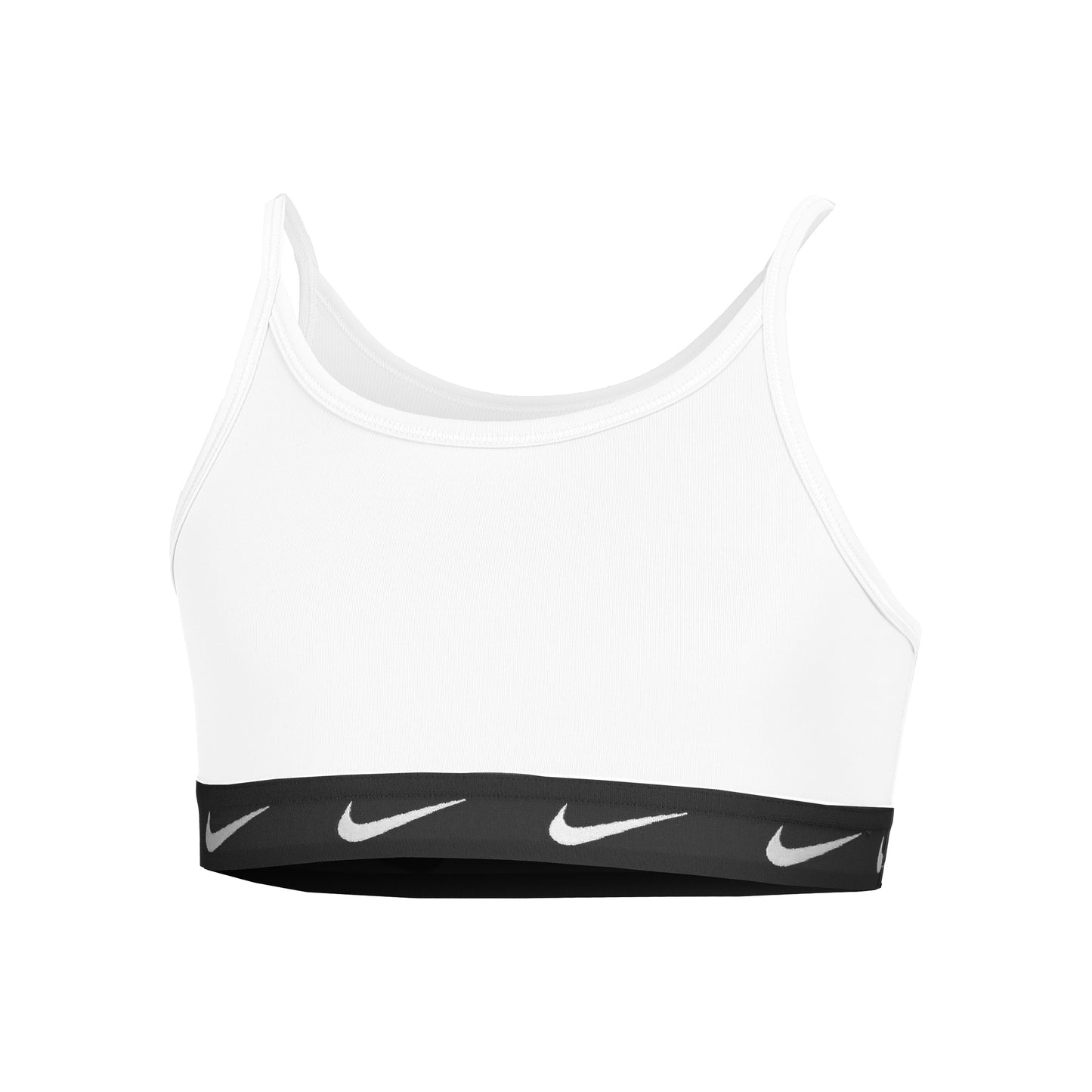 Nike Dri-Fit One Big Soutien-gorge sport Filles - blanc, noir