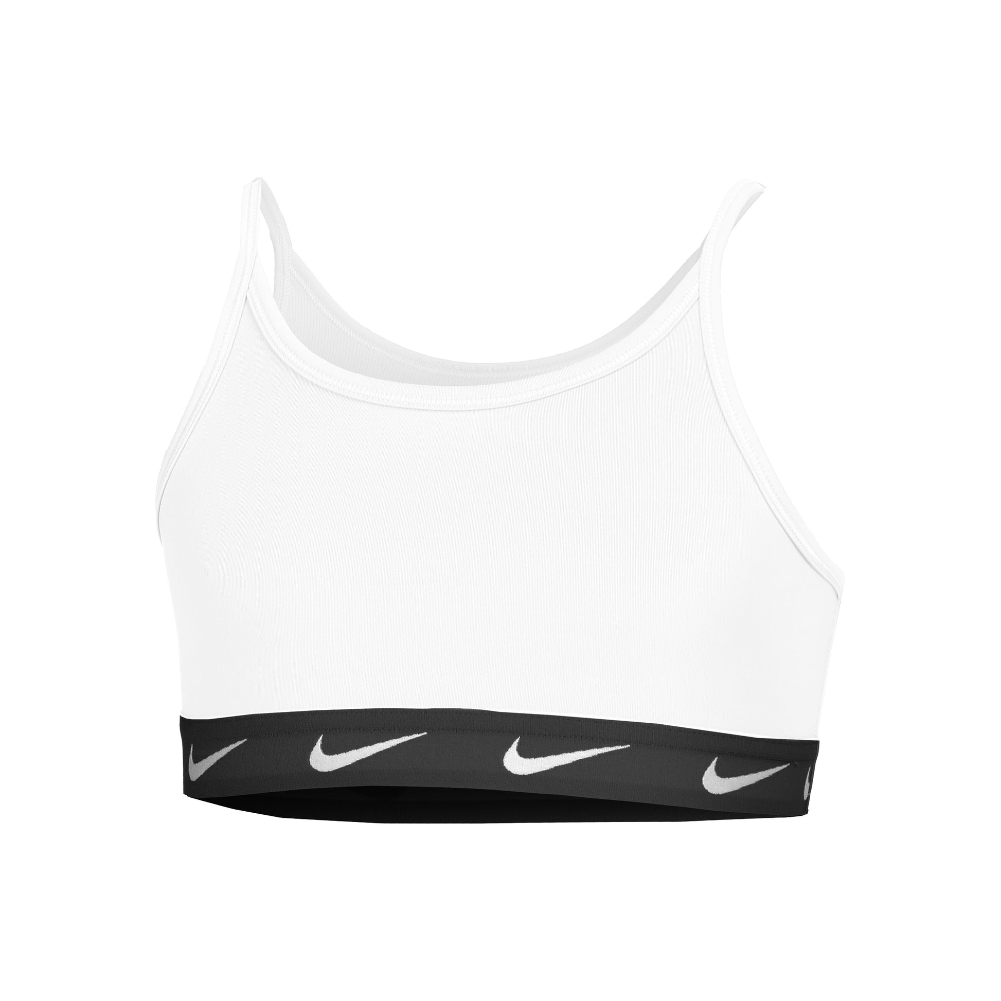 Nike Dri-Fit One Big Soutien-gorge sport Filles - blanc, noir