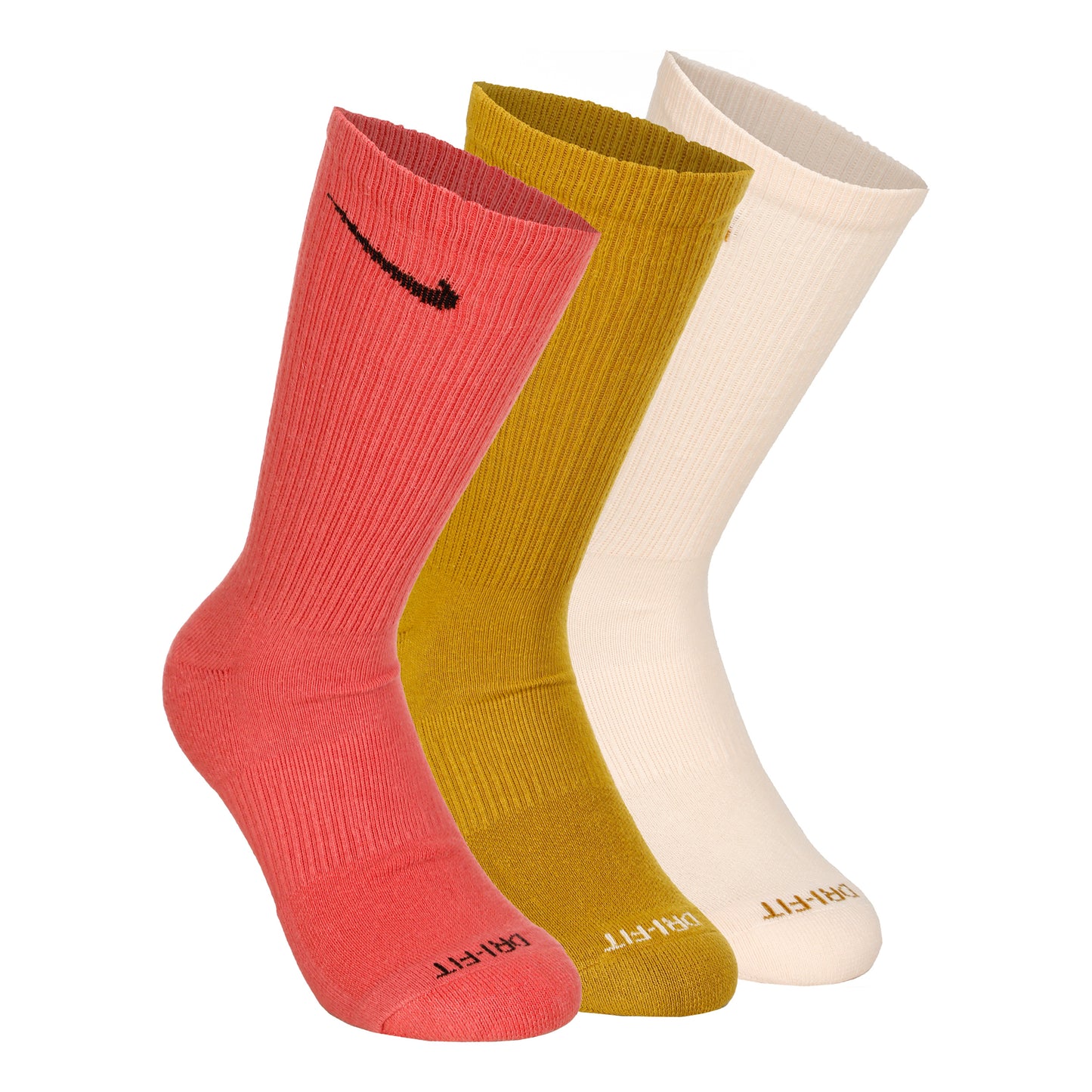 Nike Everyday Plus Cushioned Chaussettes de tennis Pack de 3 Unisex - corail, bronze