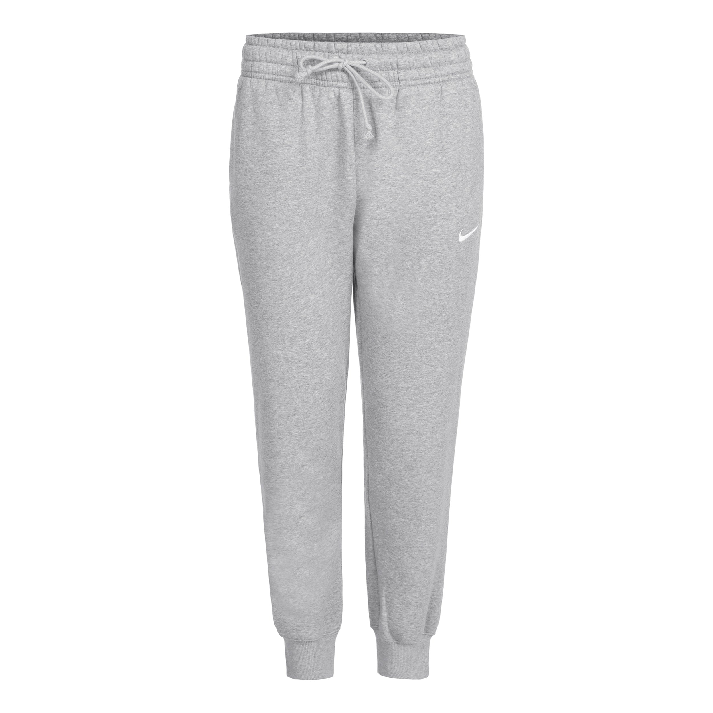 Nike Phoenix Fleece Mid Rise Trainingsbroek Dames - lichtgrijs,