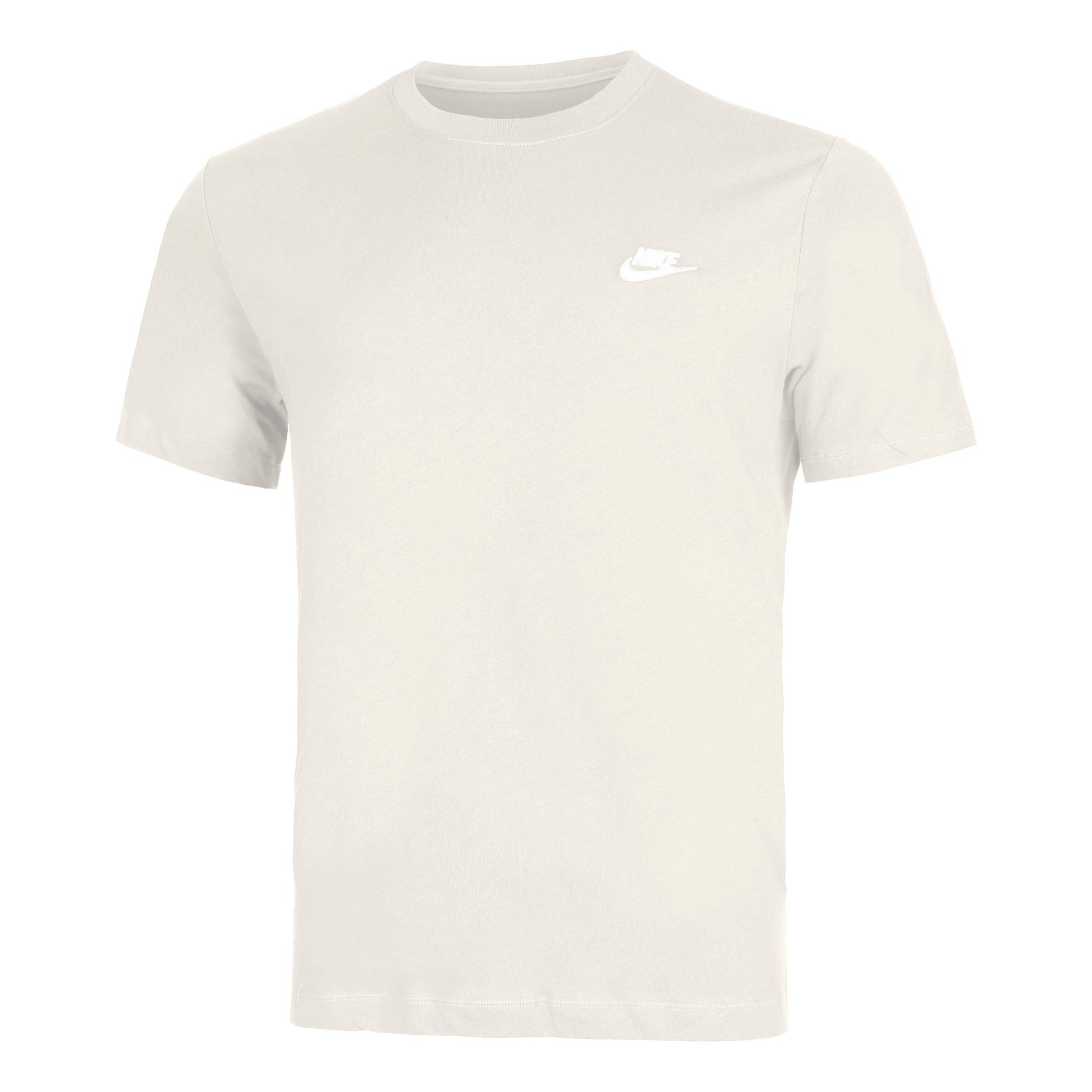 Nike Sportswear Club T-shirt Heren - crème,