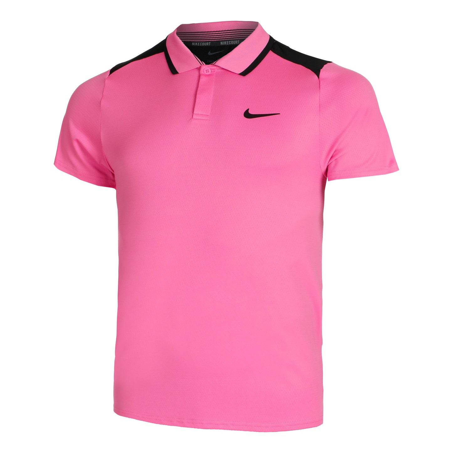 Nike Court Dri-Fit Advantage Polo Heren - pink, zwart