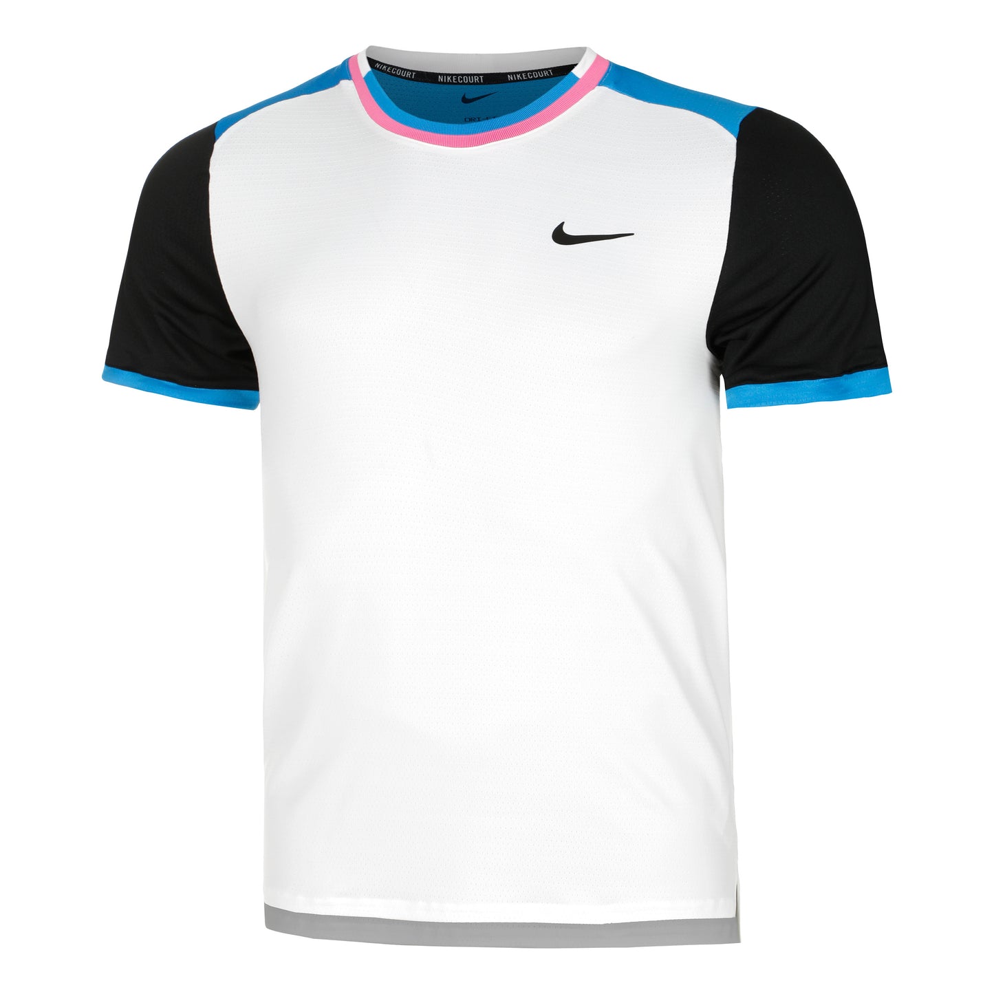Nike Court Dri-Fit Advantage T-shirt Hommes - blanc, bleu