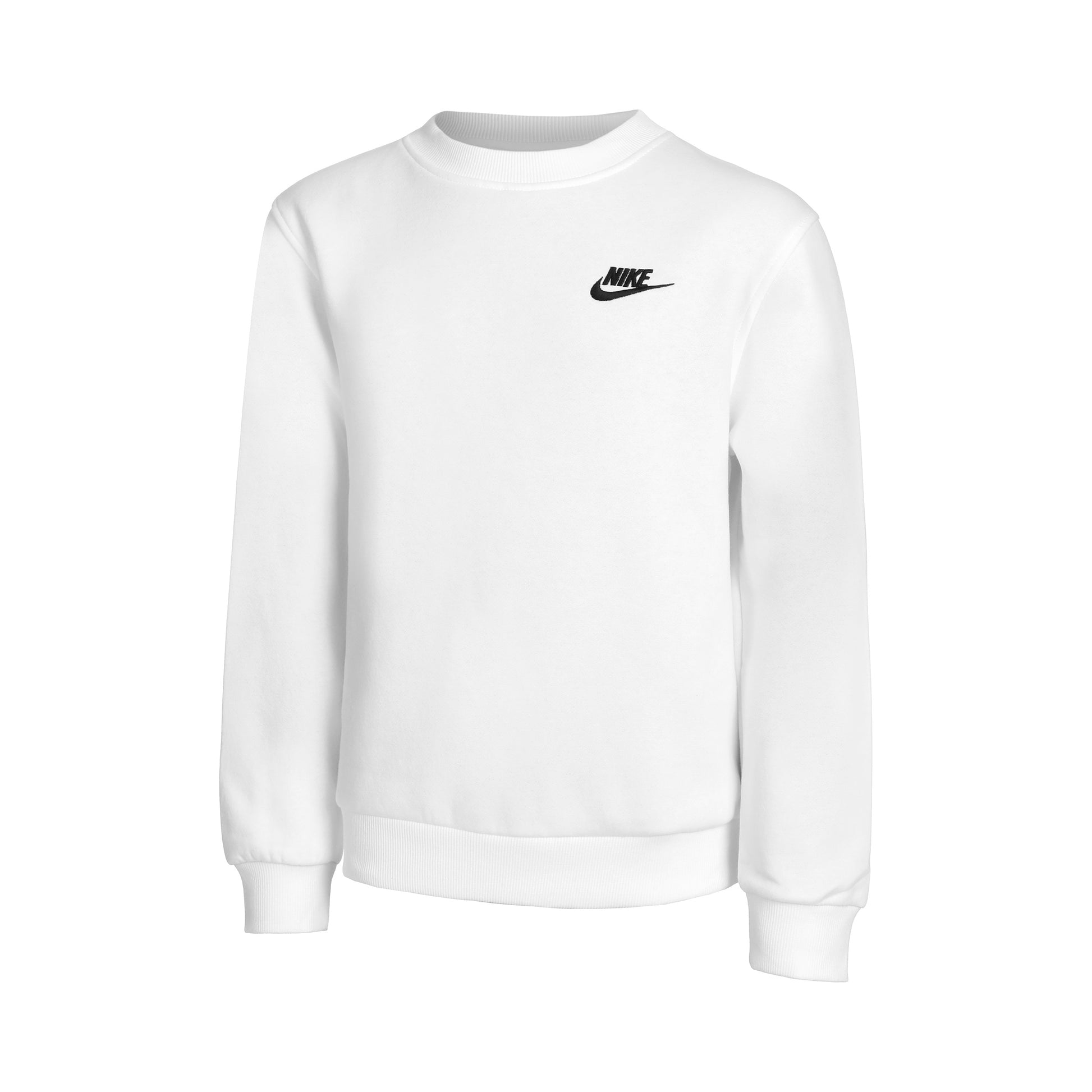 Nike Club Fleece Longsleeve Kinderen - wit,