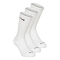 Everyday Plus Cushioned Crew Chaussettes De Sport Pack De 3-Blanc,Noir