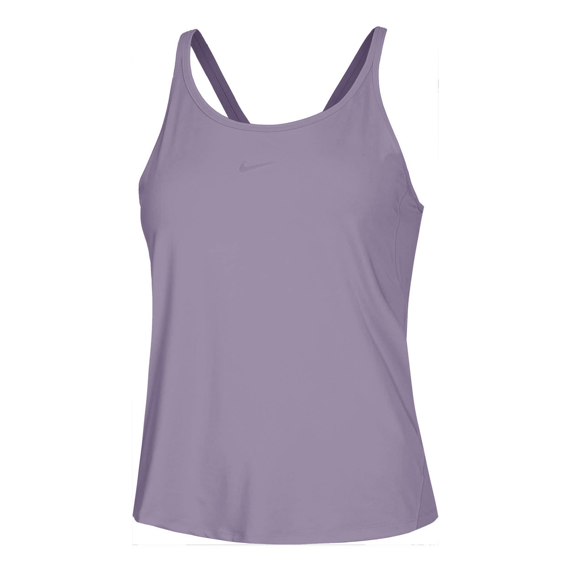 Nike One Classic Dri-Fit Strappy Tanktop Dames-Paars,Zwart