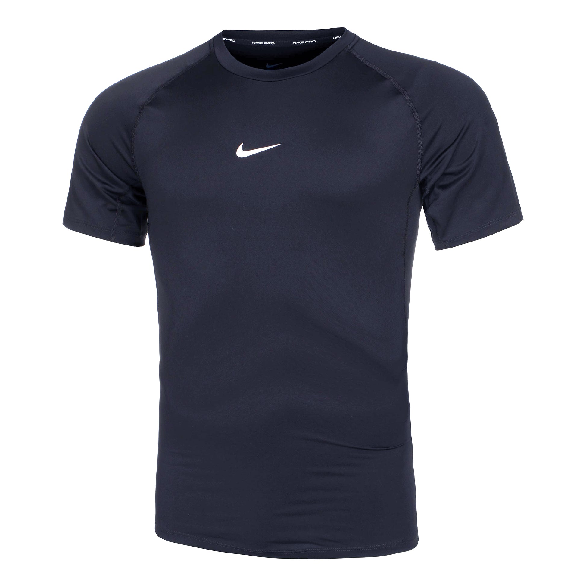 Nike Dri-Fit Pro T-shirt Heren - donkerblauw, wit