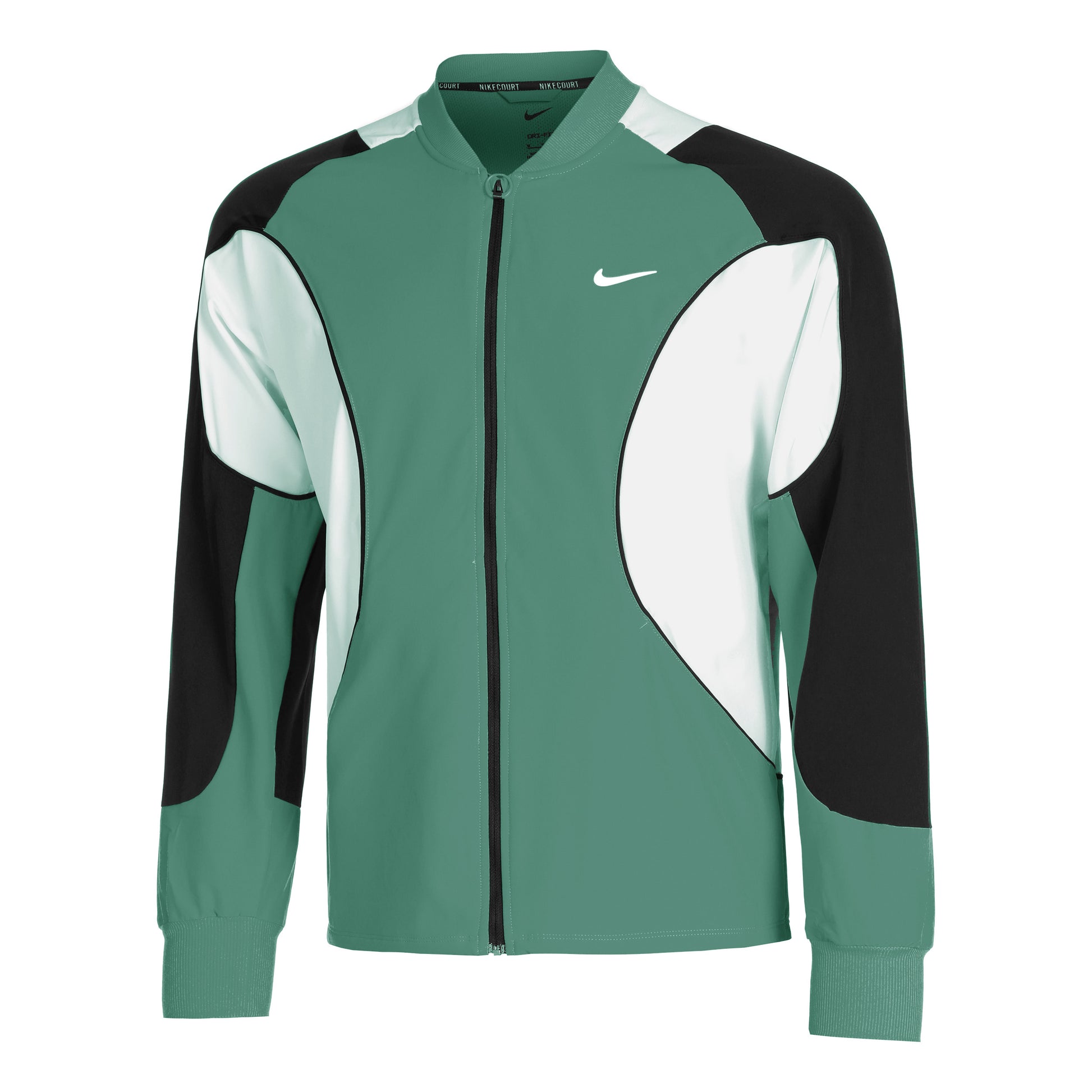 Nike Court Dri-Fit Advantage Trainingsjack Heren - donkergroen, wit