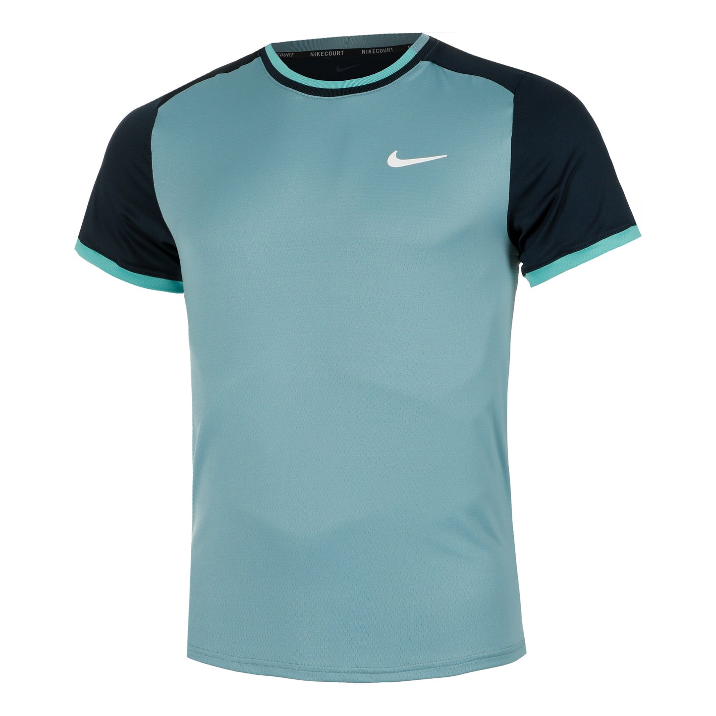 Nike Court Dri-Fit Advantage T-shirt Heren - blaugrau,
