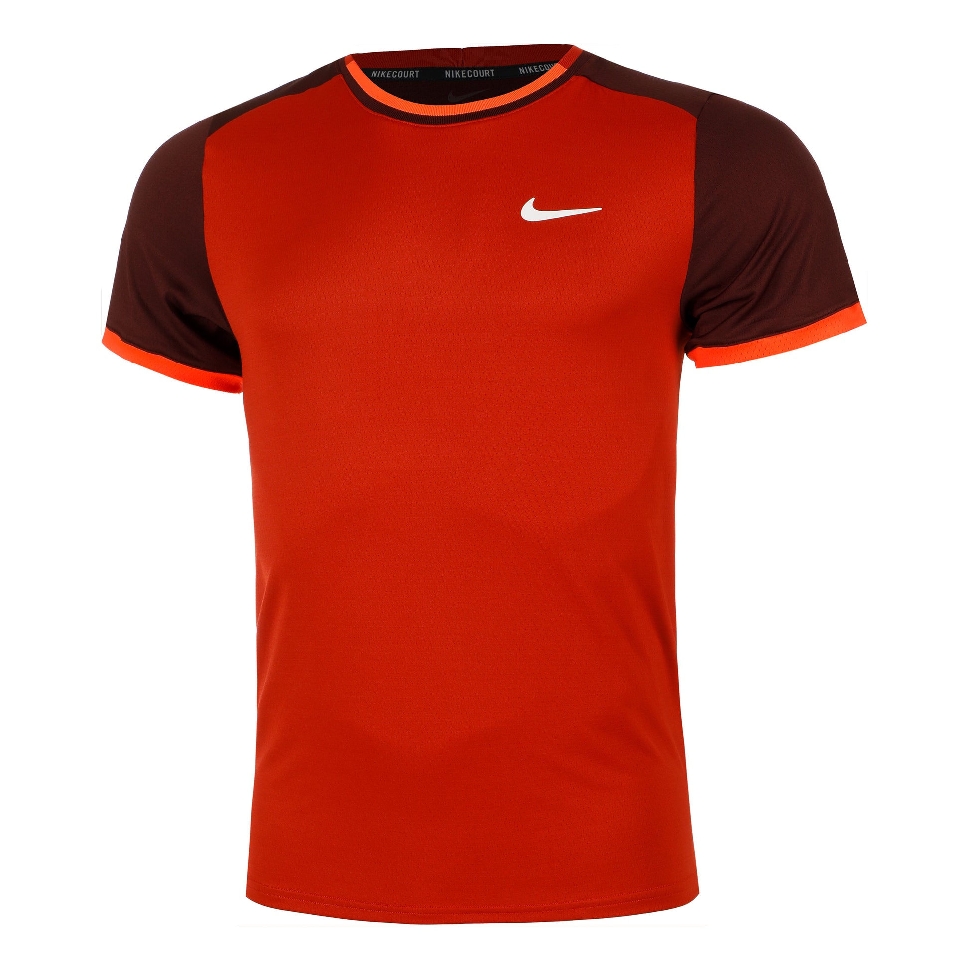Nike Court Dri-Fit Advantage T-shirt Heren - rood,