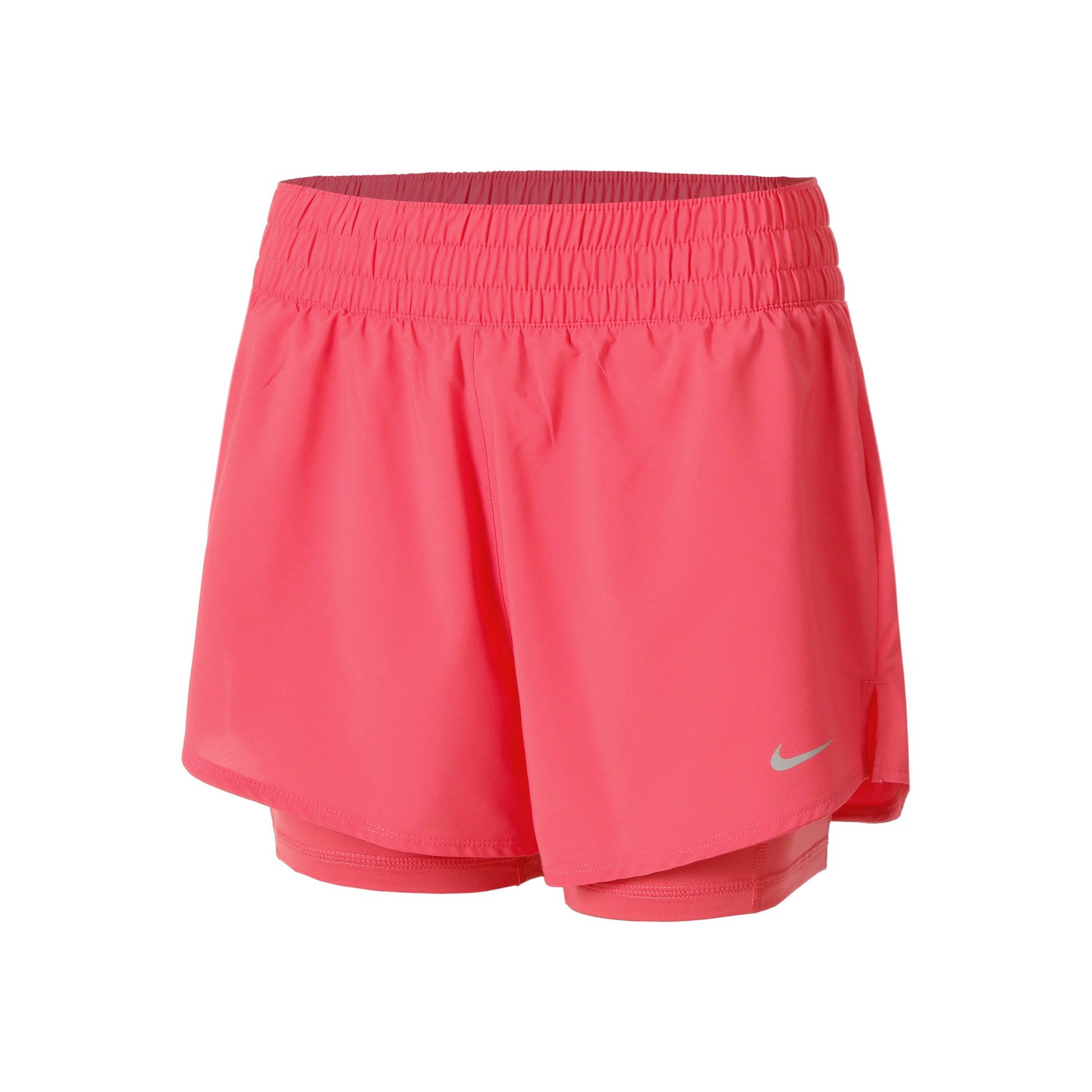 Nike Dri-Fit One High Rise 2in1 3in Shorts Femmes - rose