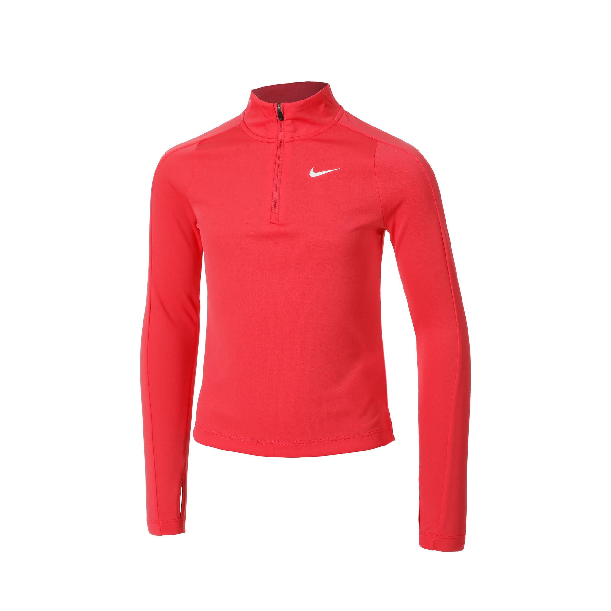 Nike Dri-Fit Half-Zip Longsleeve Meisjes - neonroze,