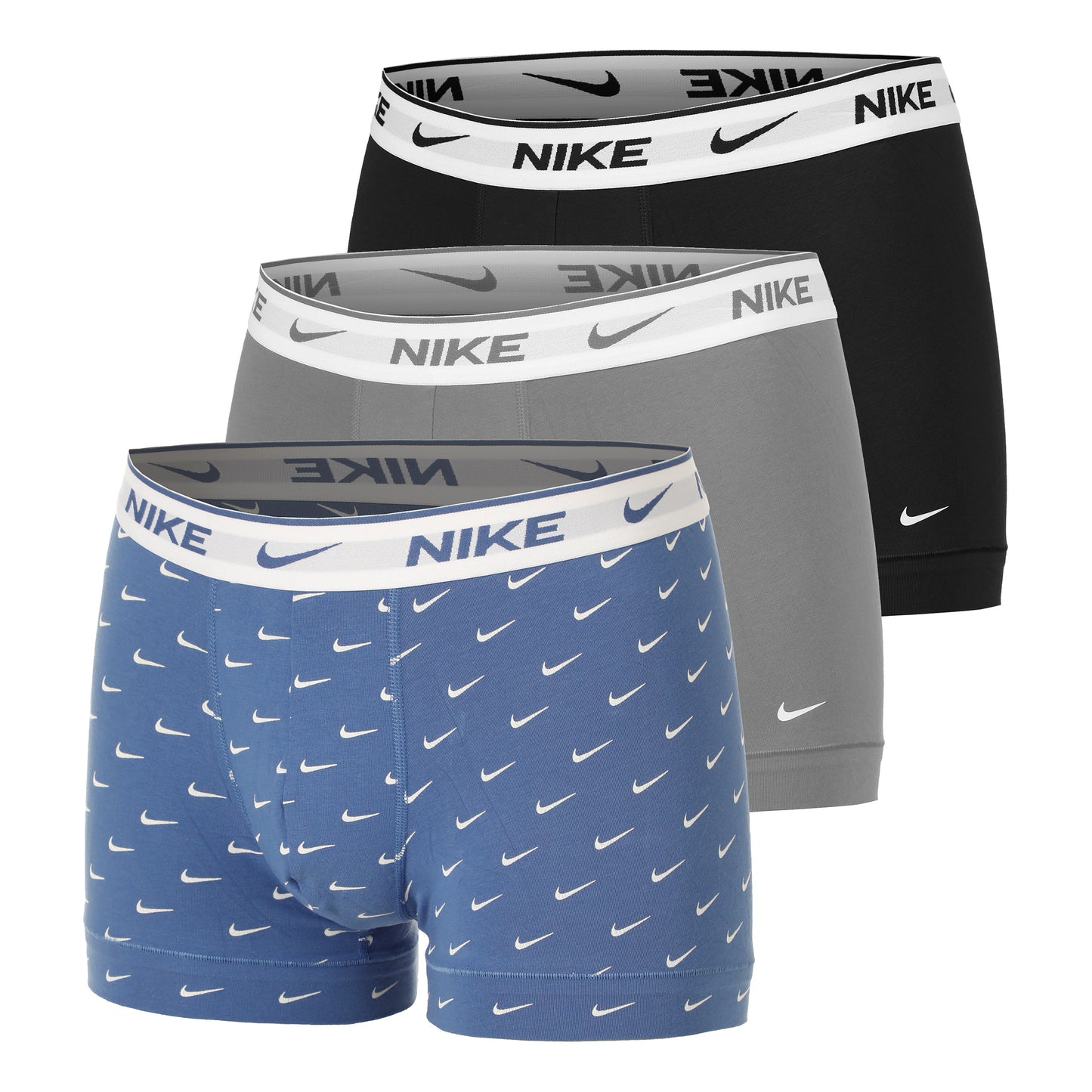 Nike Everyday Cotton Stretch Boxershort Verpakking 3 stuks Heren - veelkleurig,